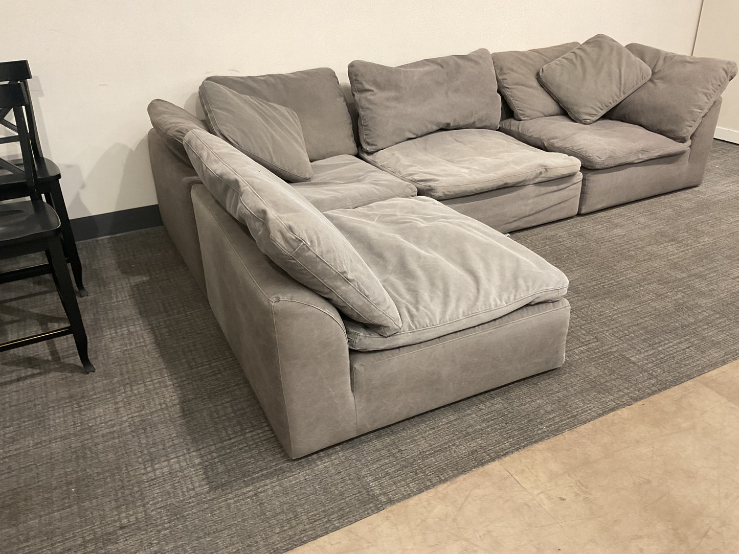 Grey Modular Sectional Sofa