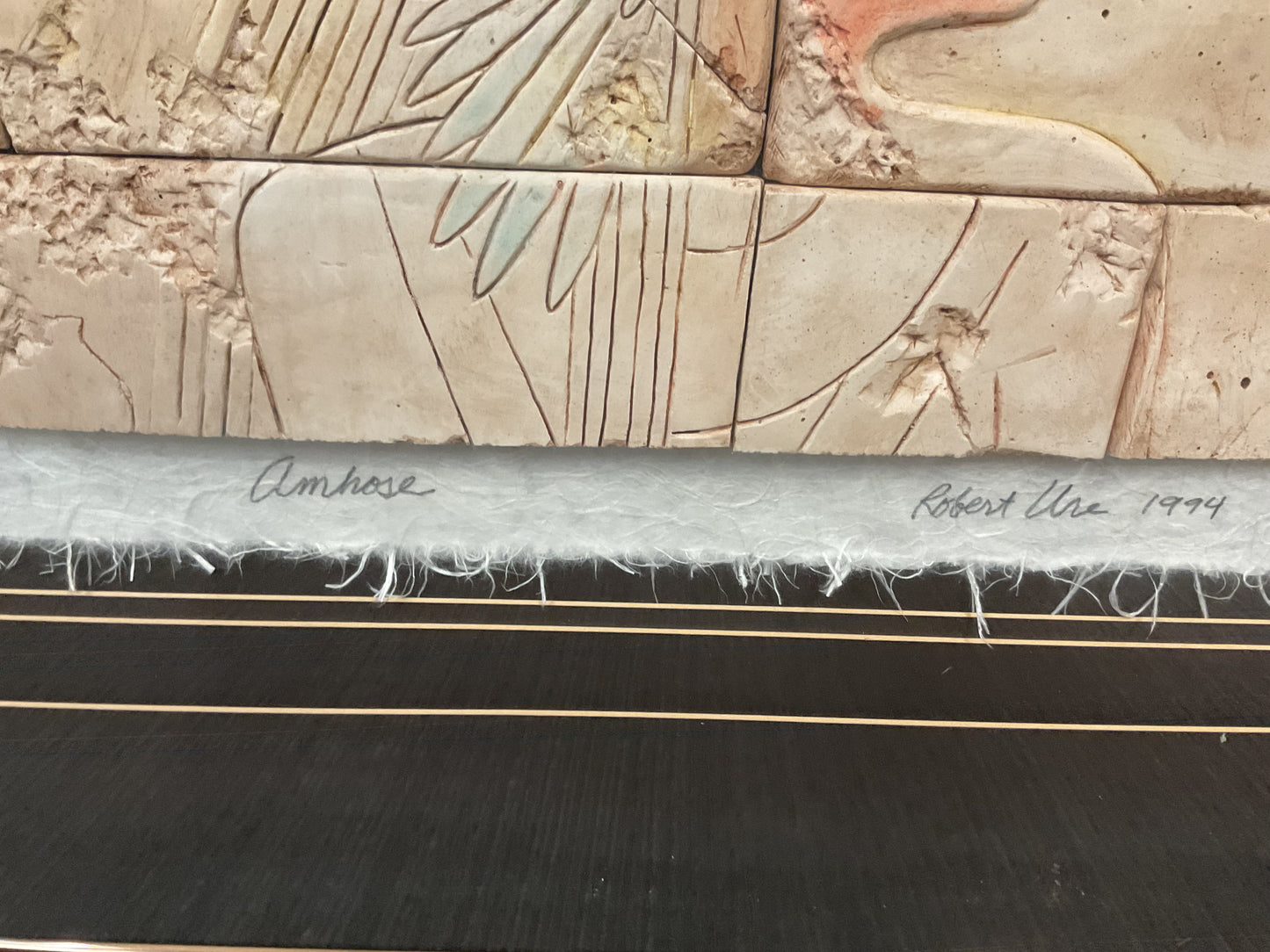 'Amhose' Egyptian Style Framed Relief Art