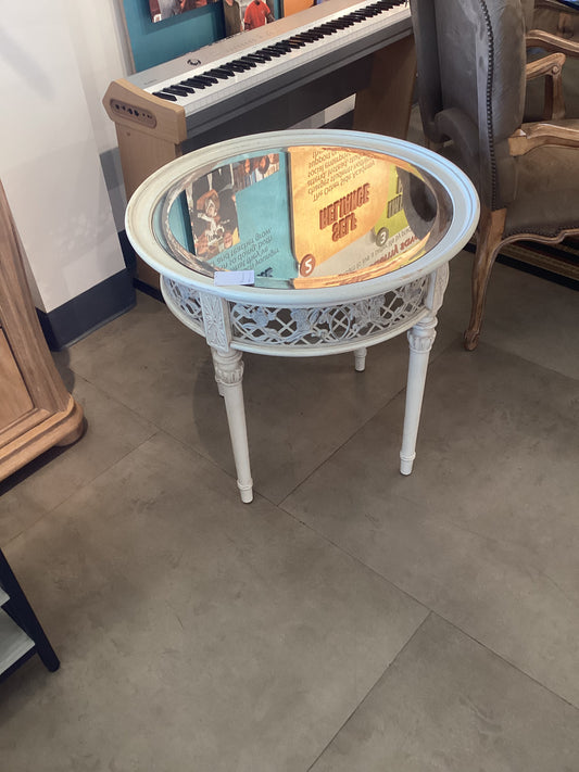Round Mirror Table