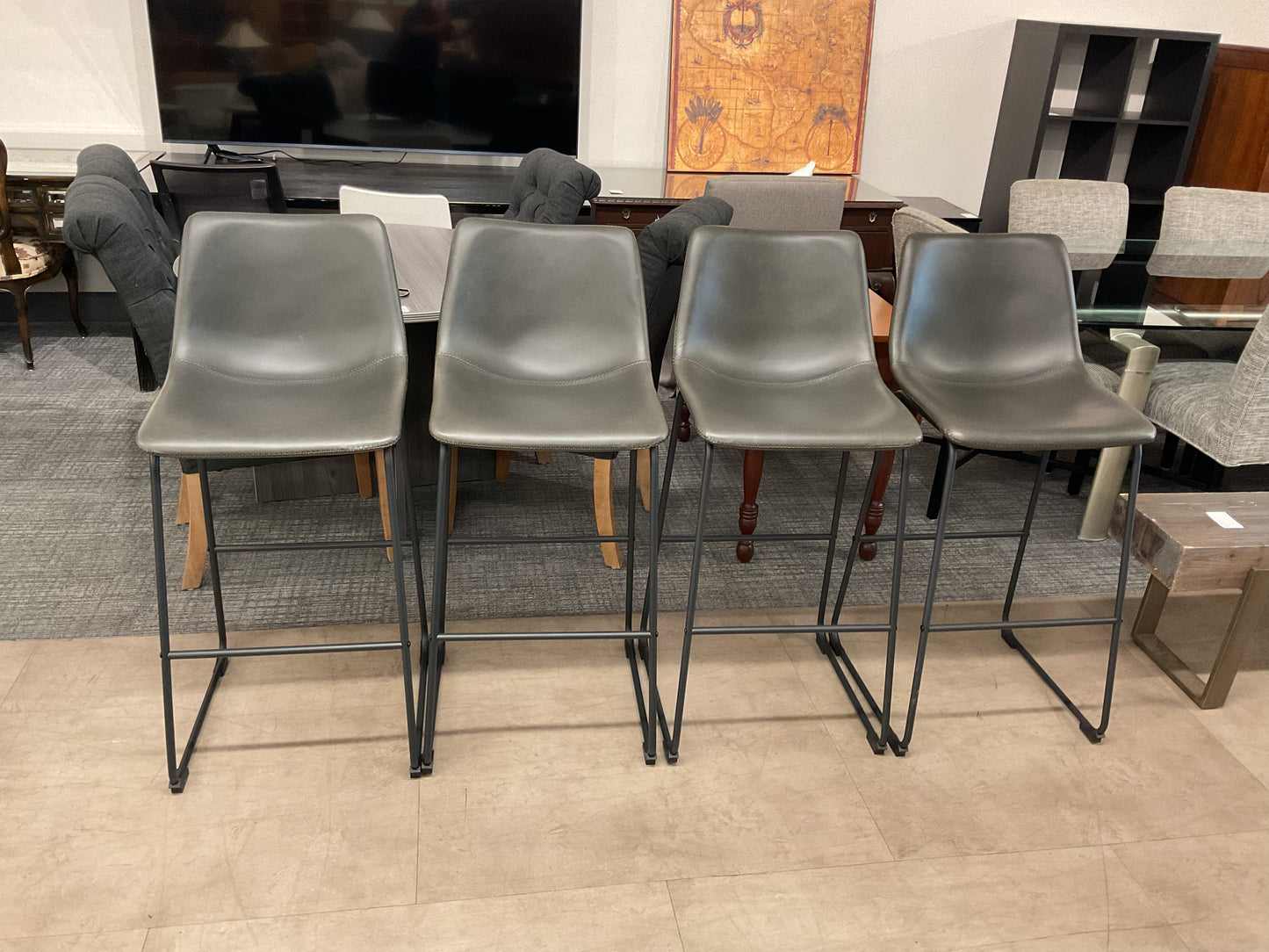 Bucket Bar Stool Set