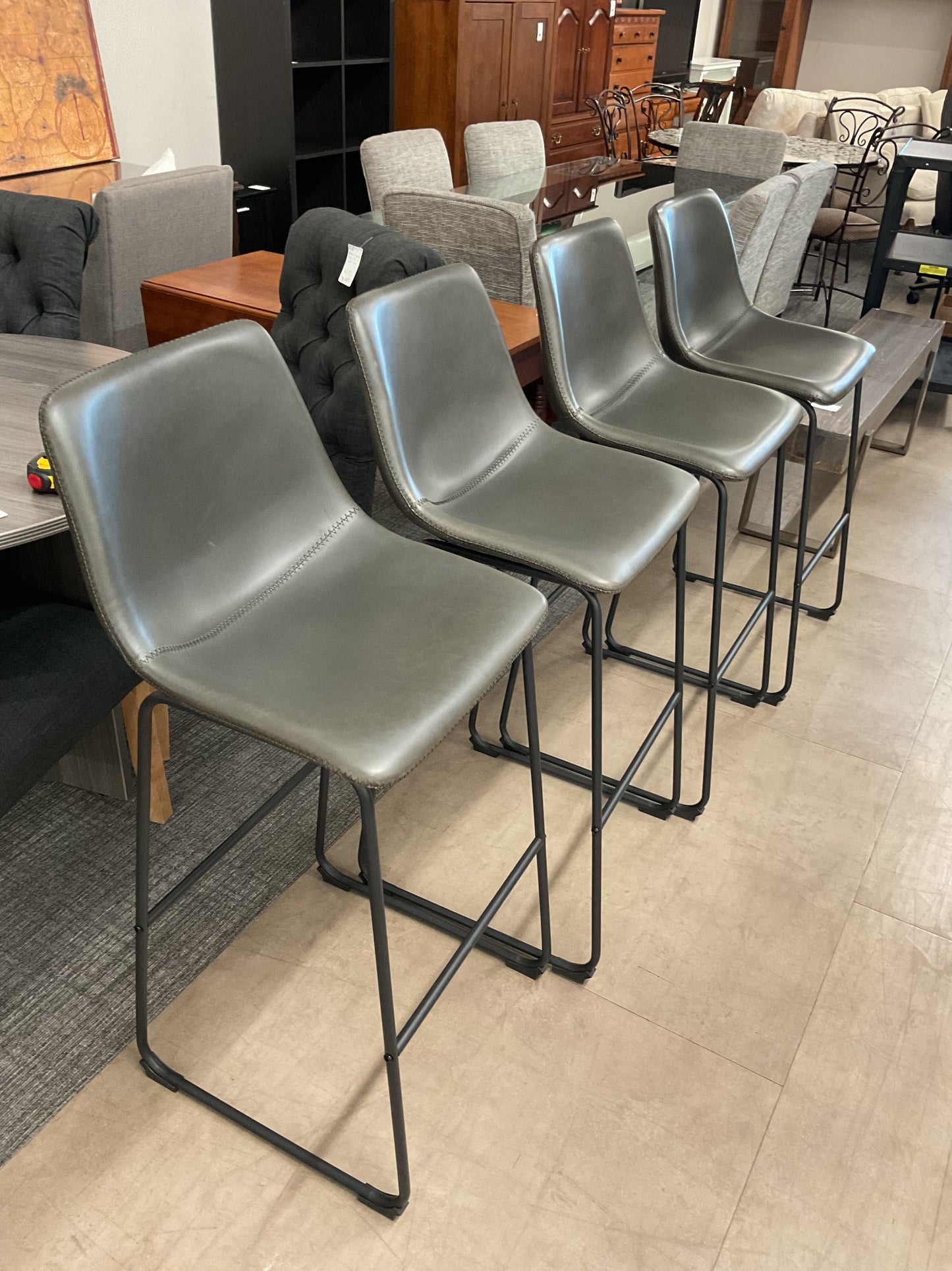 Bucket Bar Stool Set