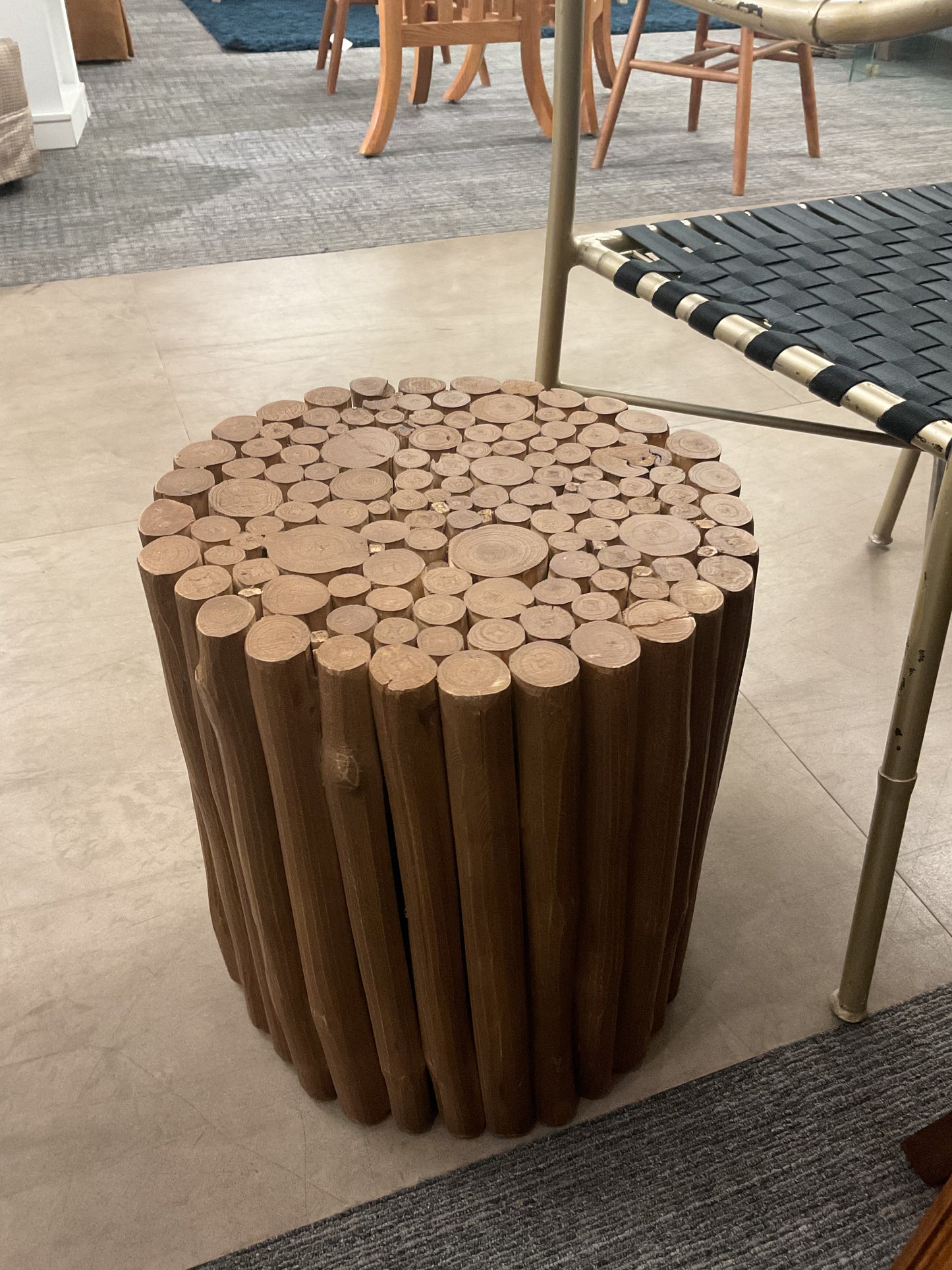 Cowboy Poetry Foot Stool