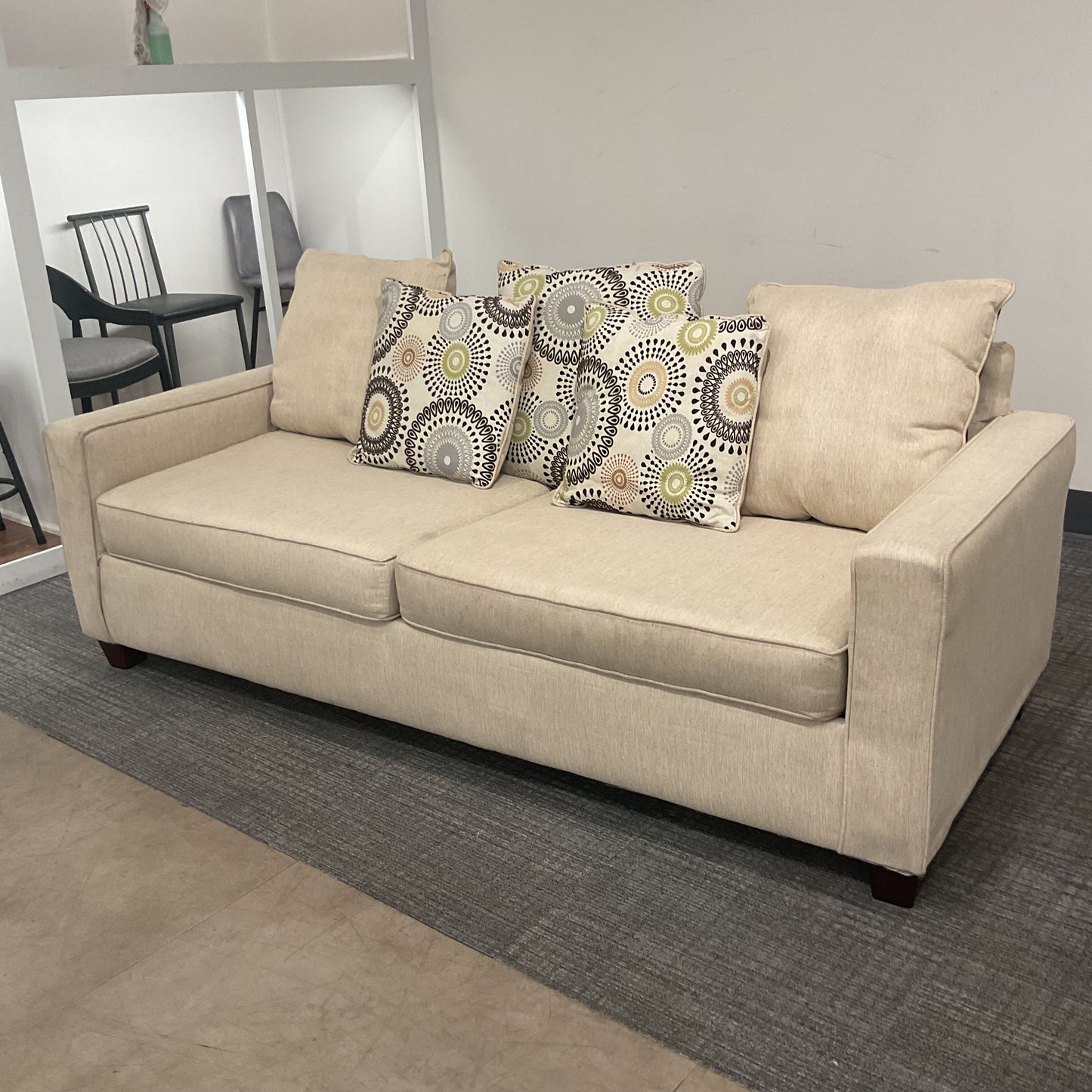 Groovy Beige Sofa