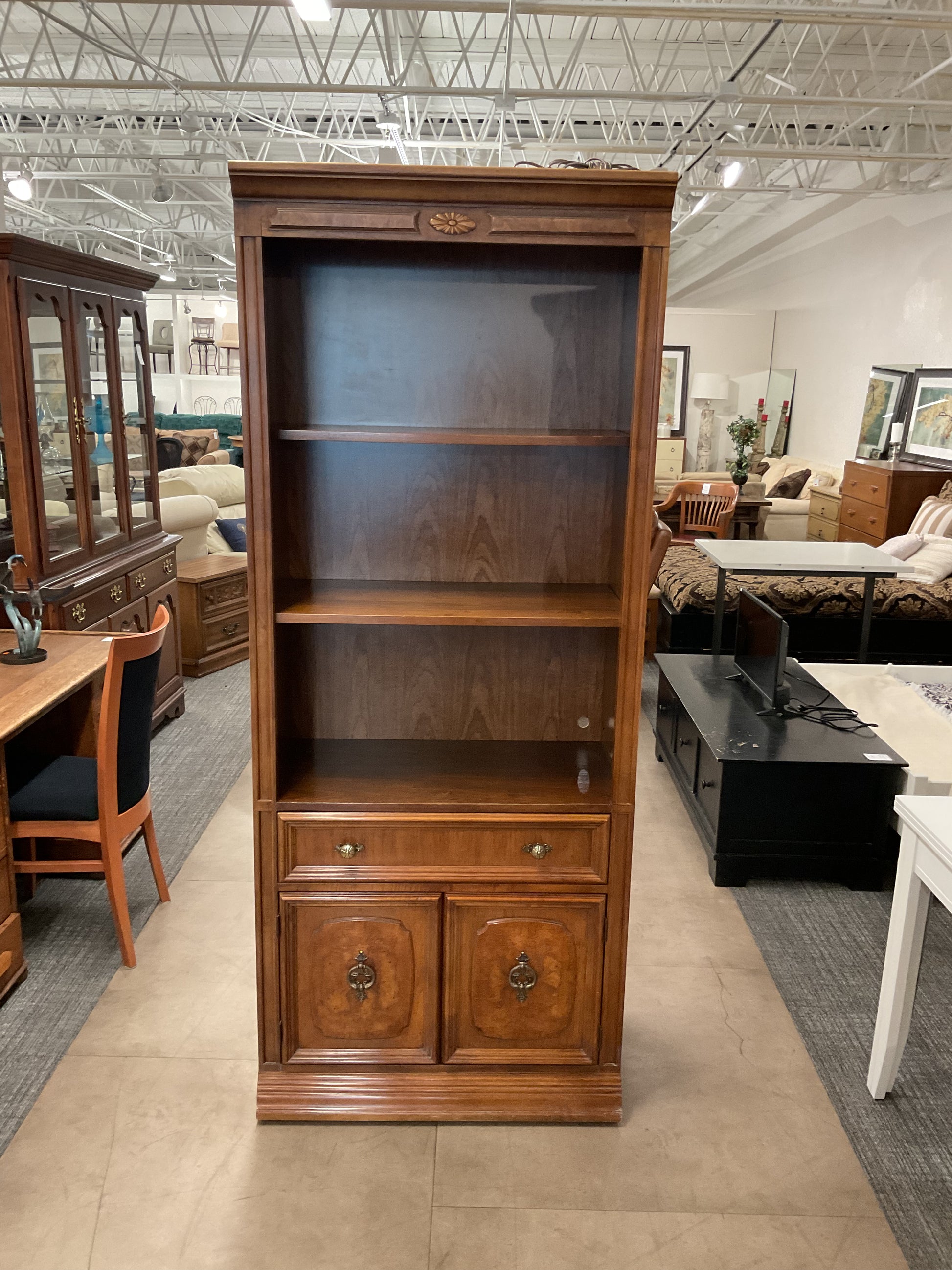 Solid Cherrywood Wall Unit 1 – TOSA Furniture Boutique, image size:1946x2595