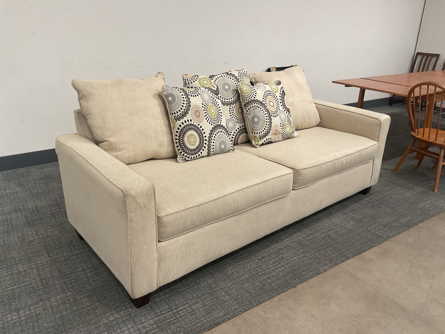 Groovy Beige Sofa