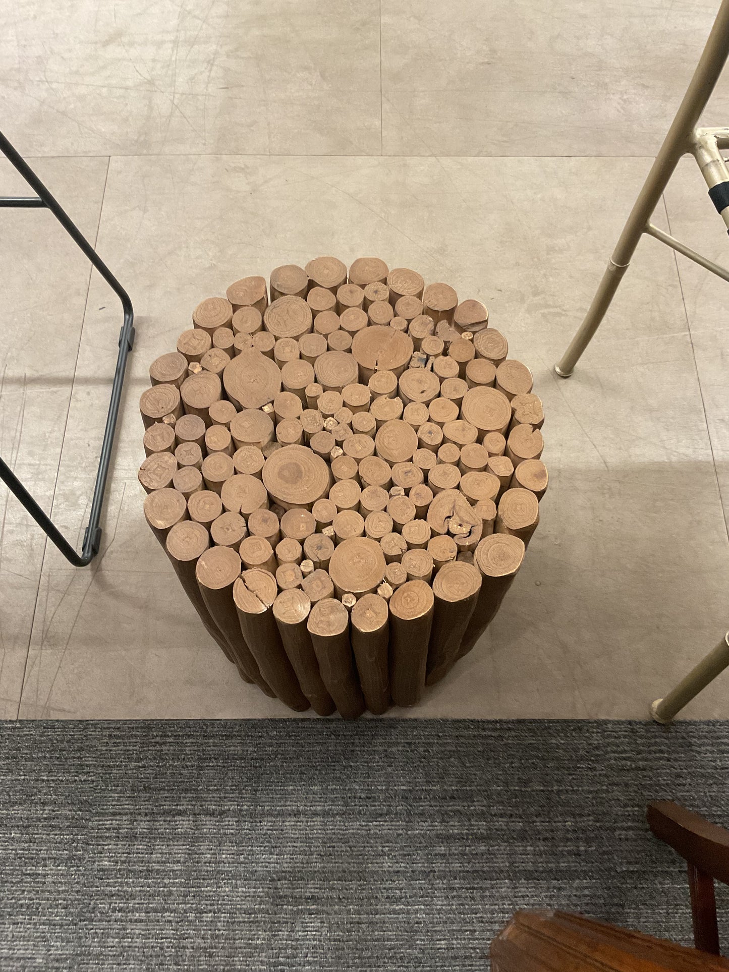 Cowboy Poetry Foot Stool