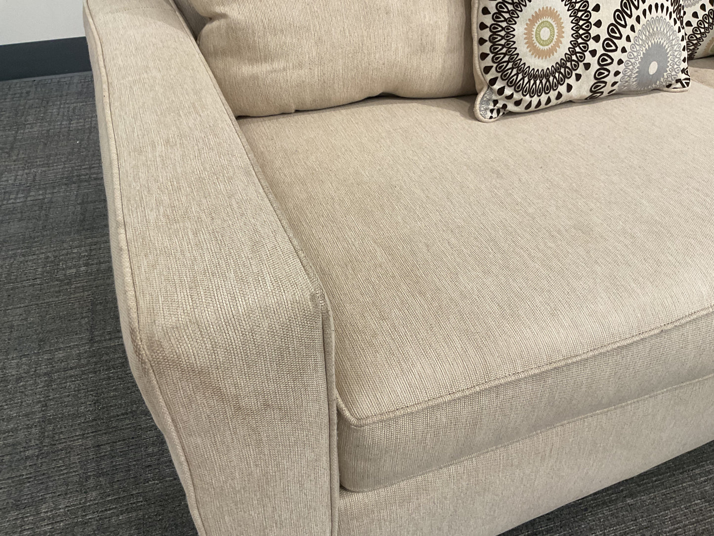 Groovy Beige Sofa