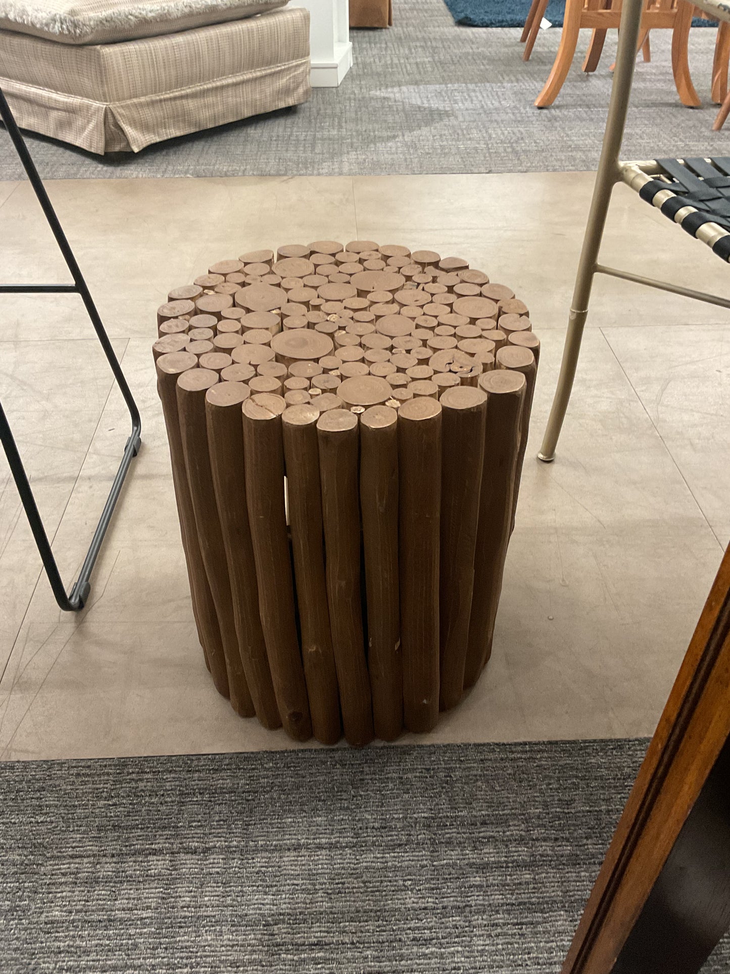Cowboy Poetry Foot Stool
