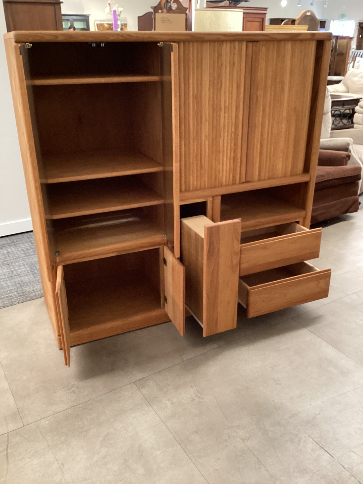 Solid Thornwood Entertainment Center