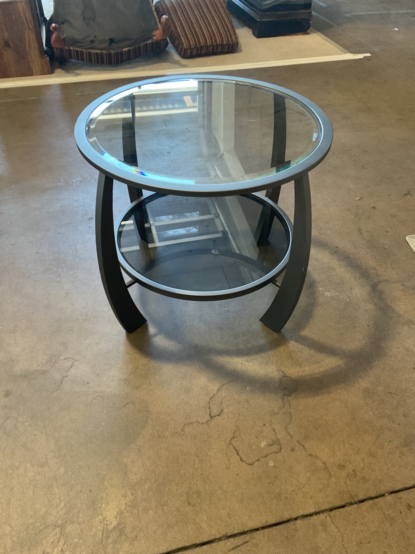 Double Layer End Table **WH**