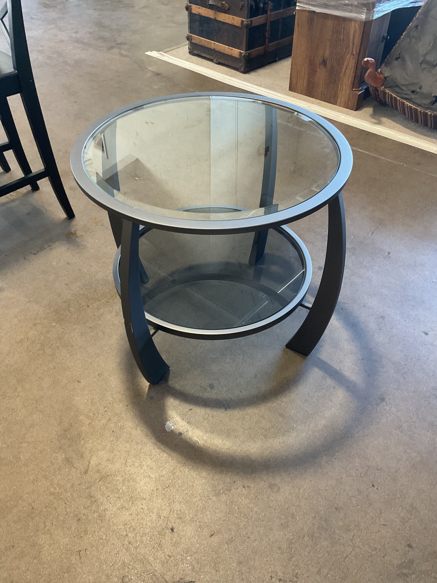 Double Layer End Table **WH**