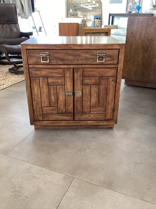Candy Cane Wood Nightstand