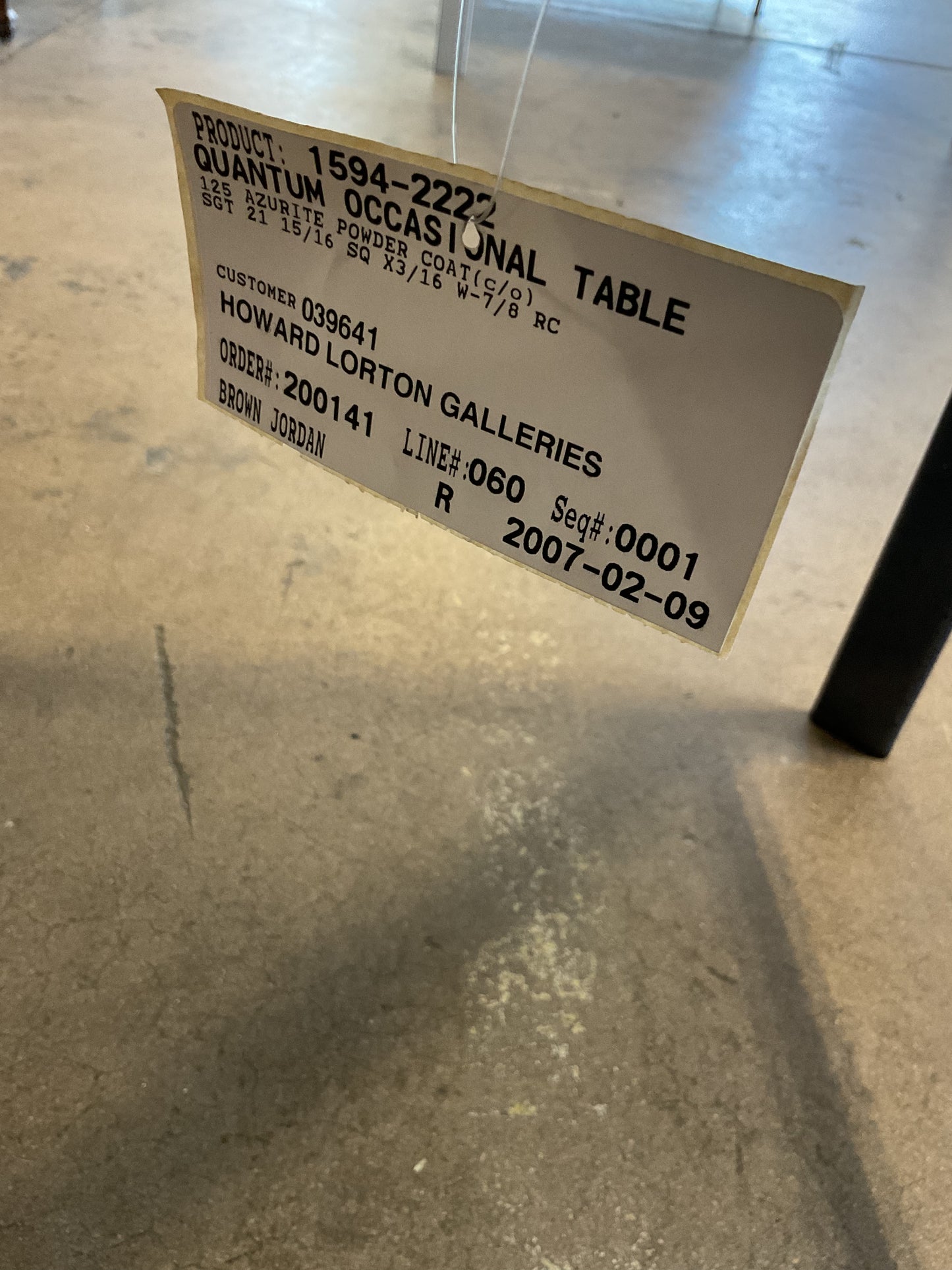 Tinted End Table **WH**
