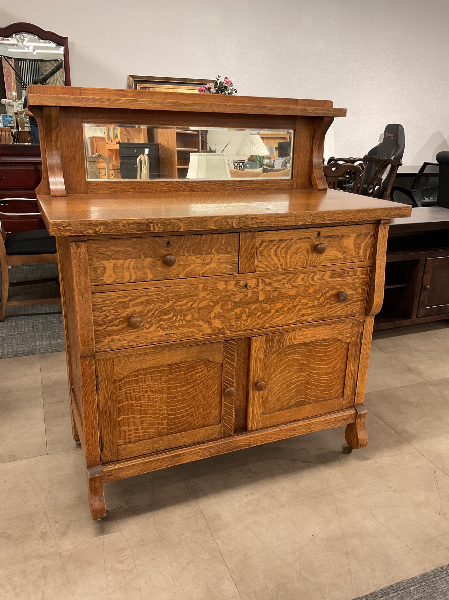 Pushing Vintage Era Sideboard