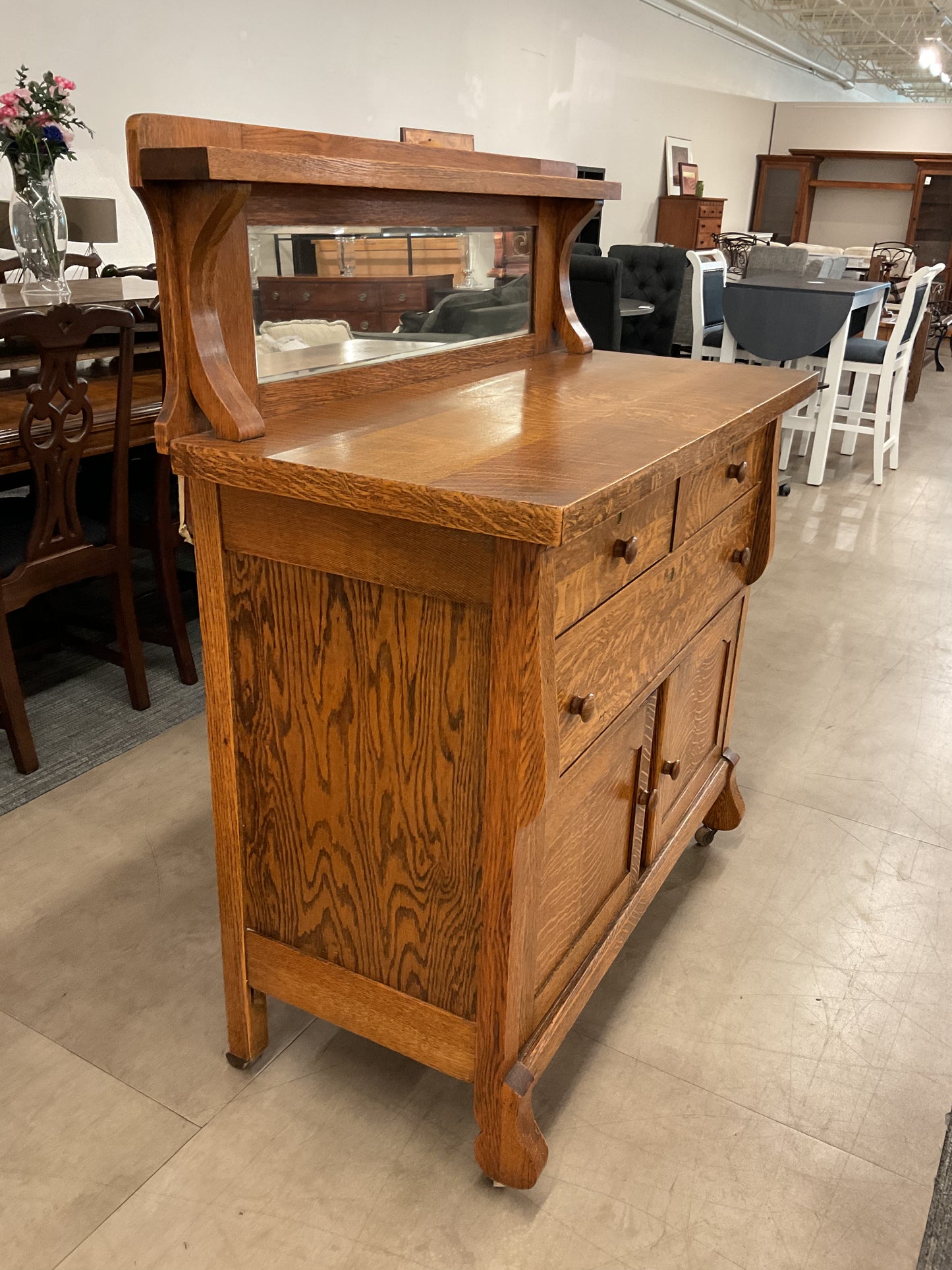 Pushing Vintage Era Sideboard