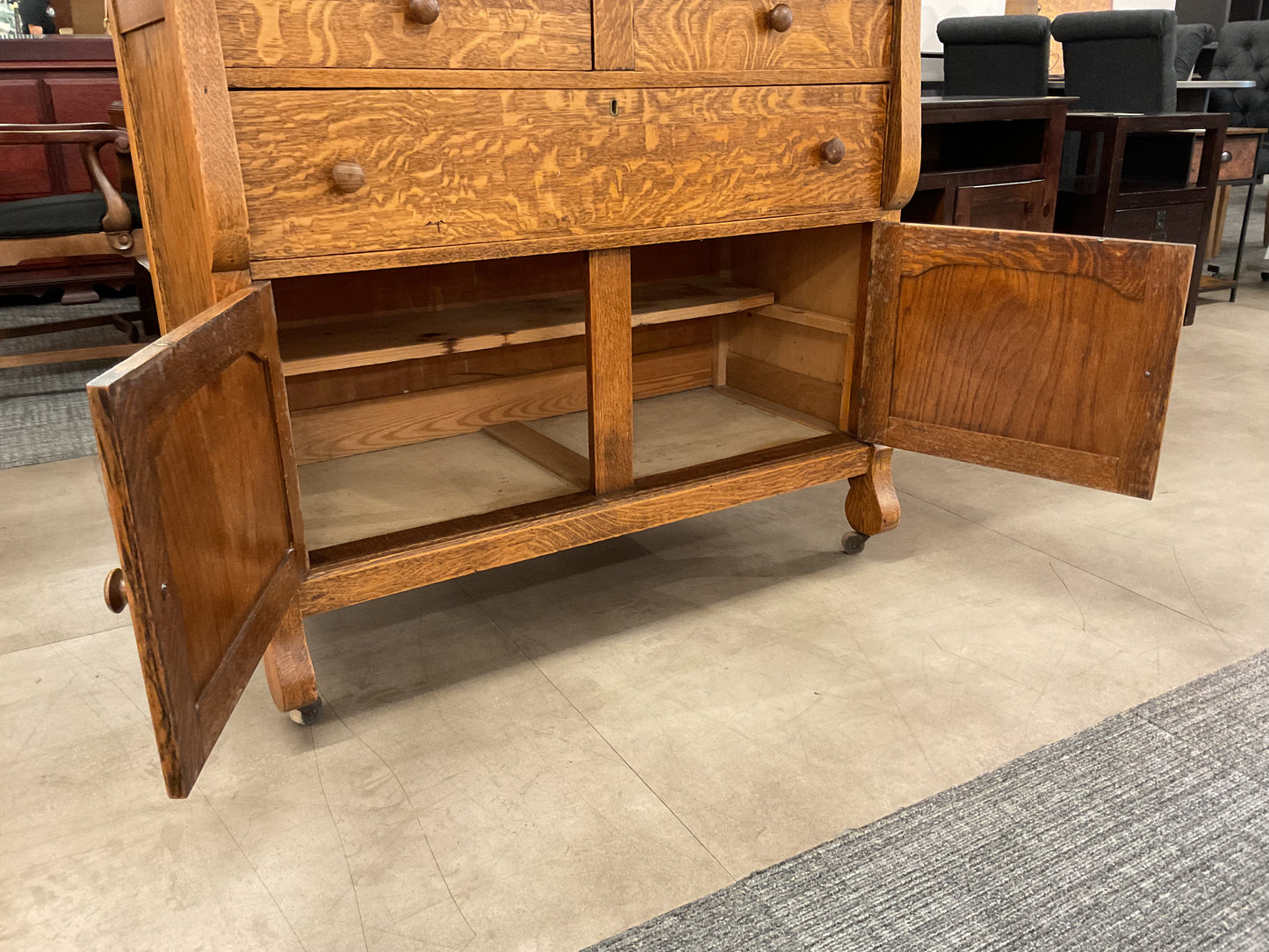 Pushing Vintage Era Sideboard