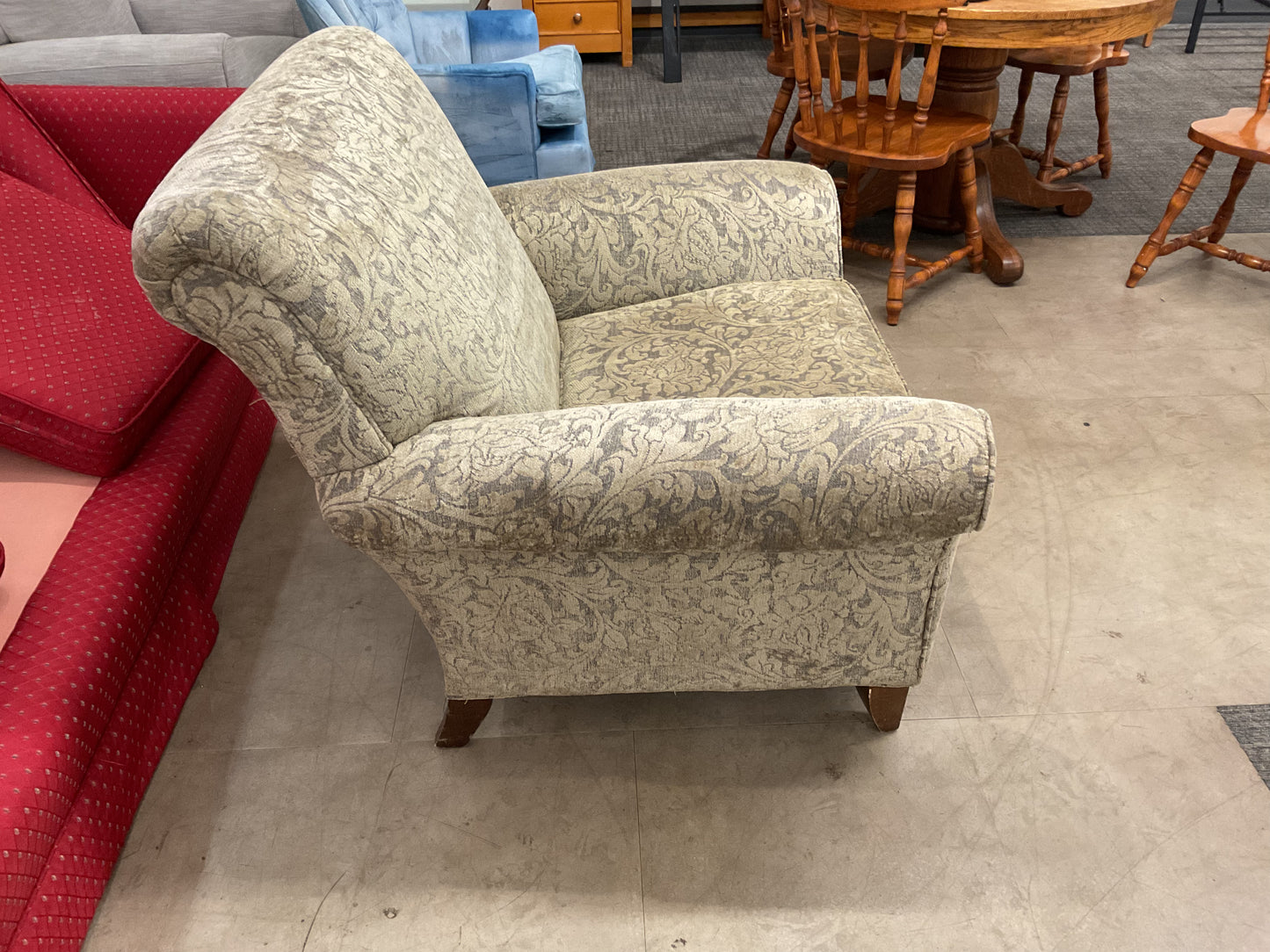 Damask Pattern Armchair