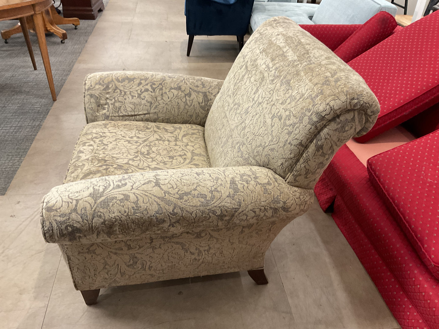Damask Pattern Armchair