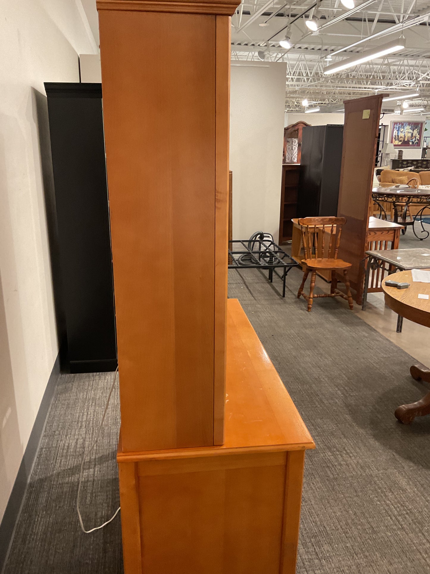 Maple Desk Hutch