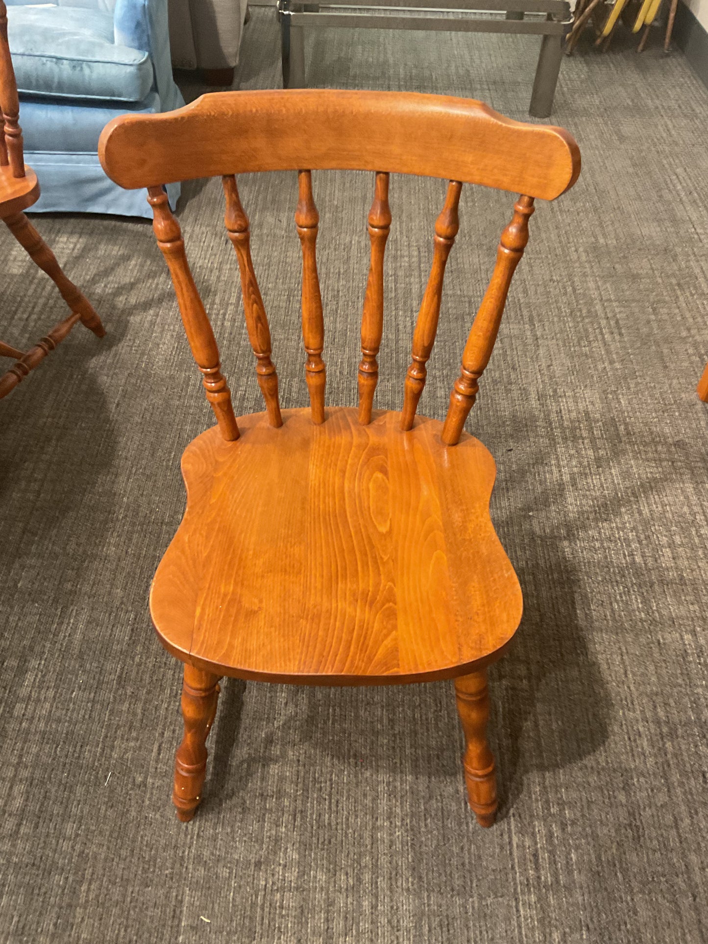 Round Oak Pedestal Dining Set