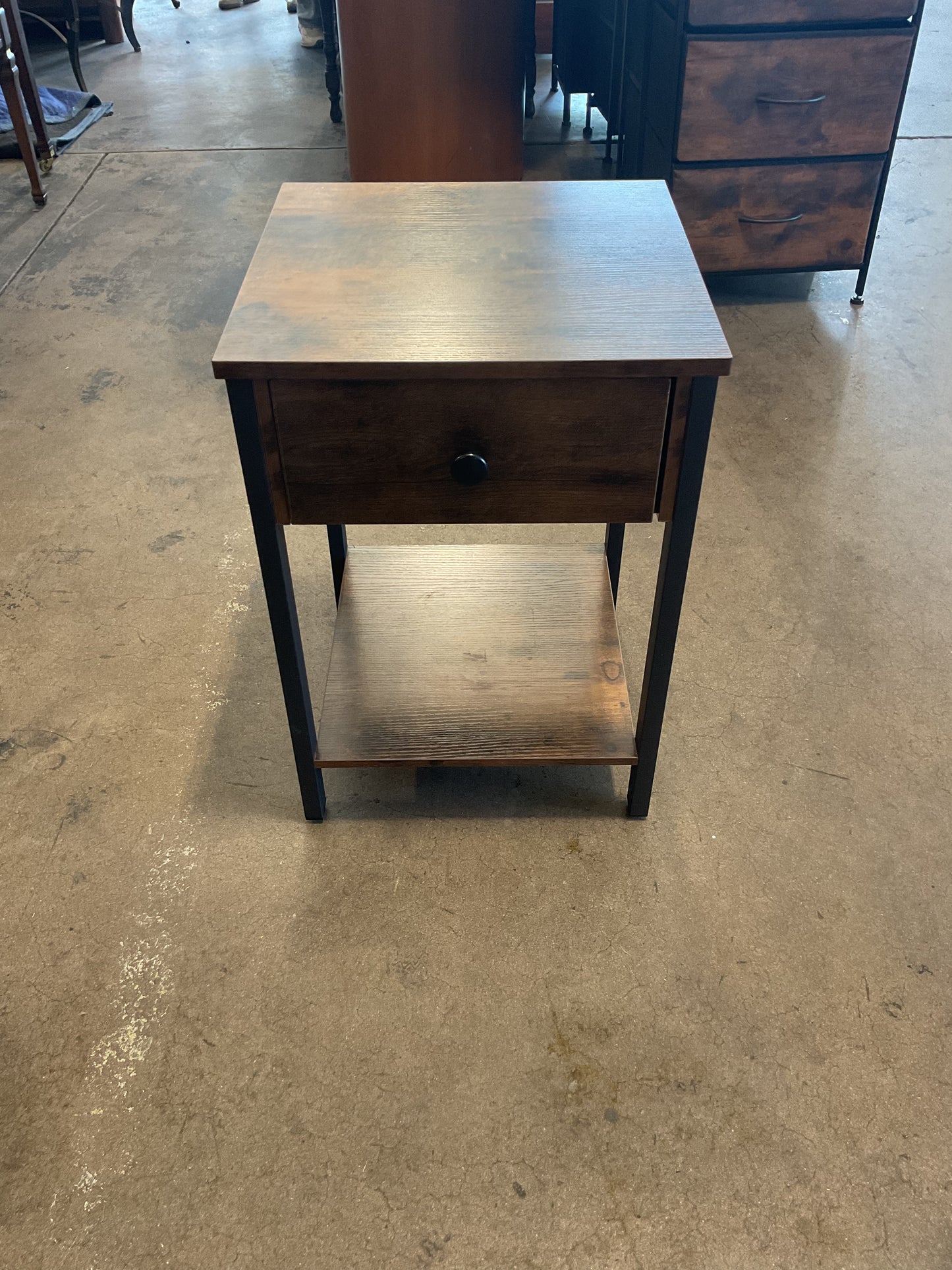 Rustic Nightstand **WH**