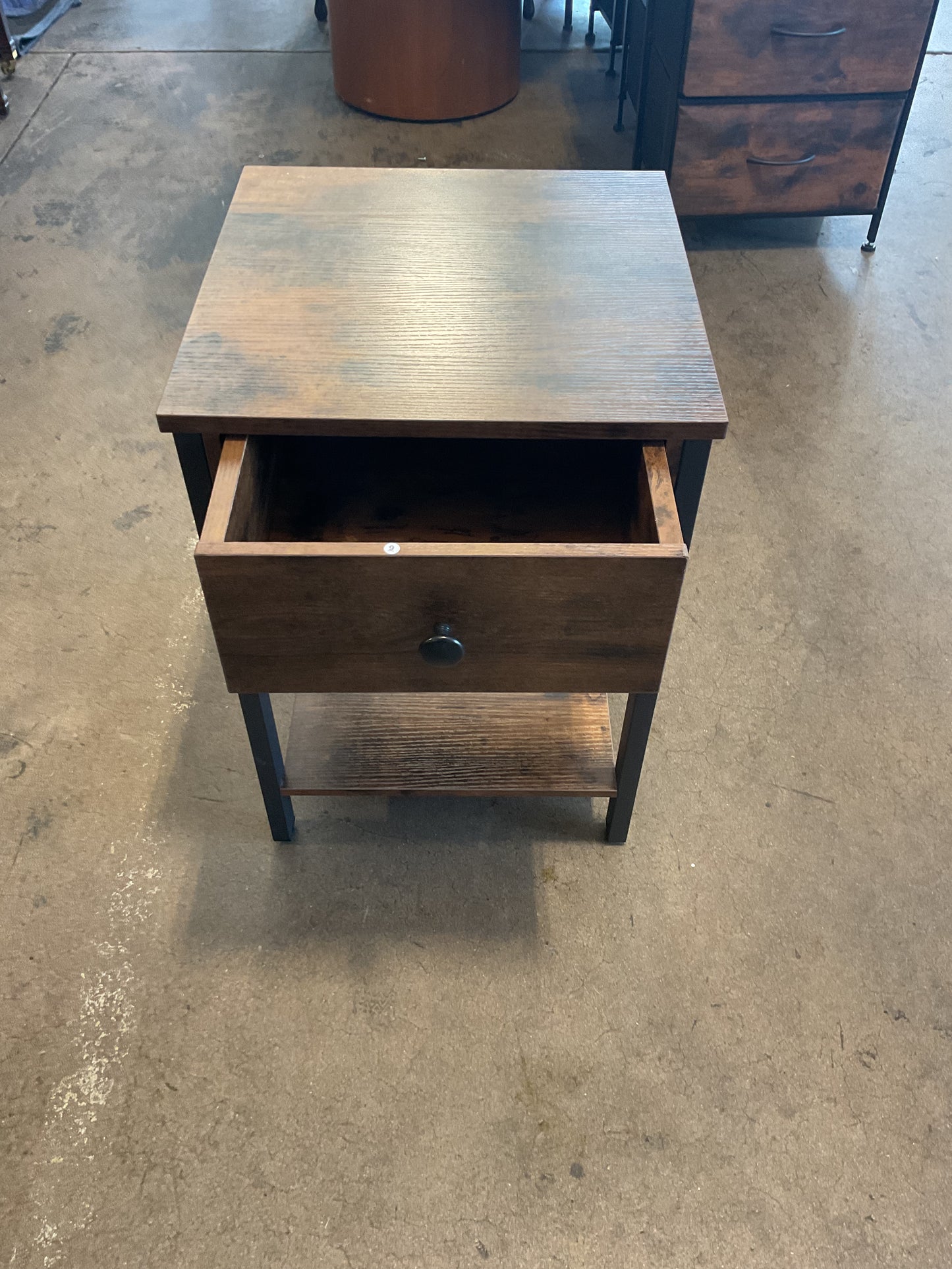 Rustic Nightstand **WH**