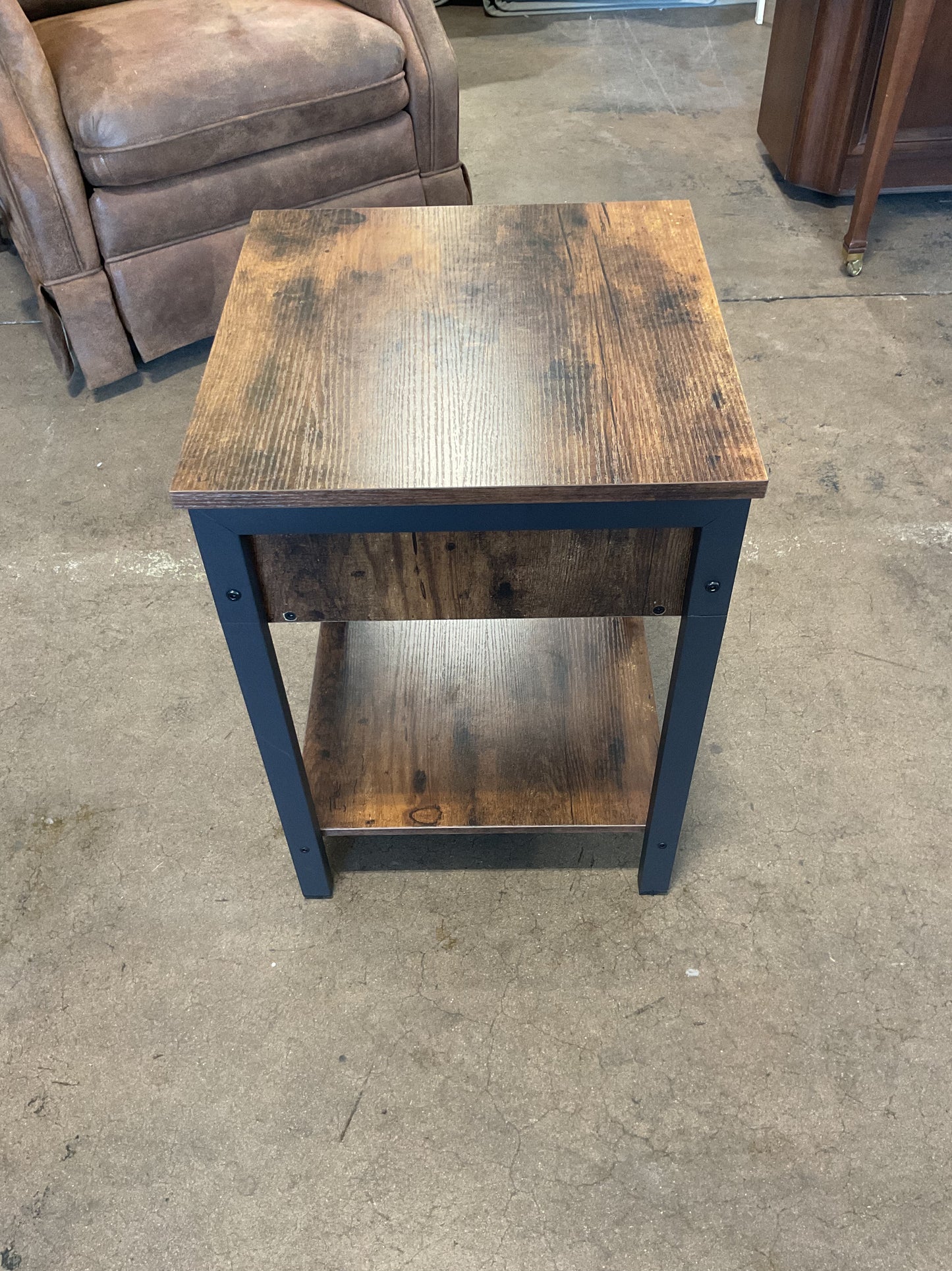 Rustic Nightstand **WH**