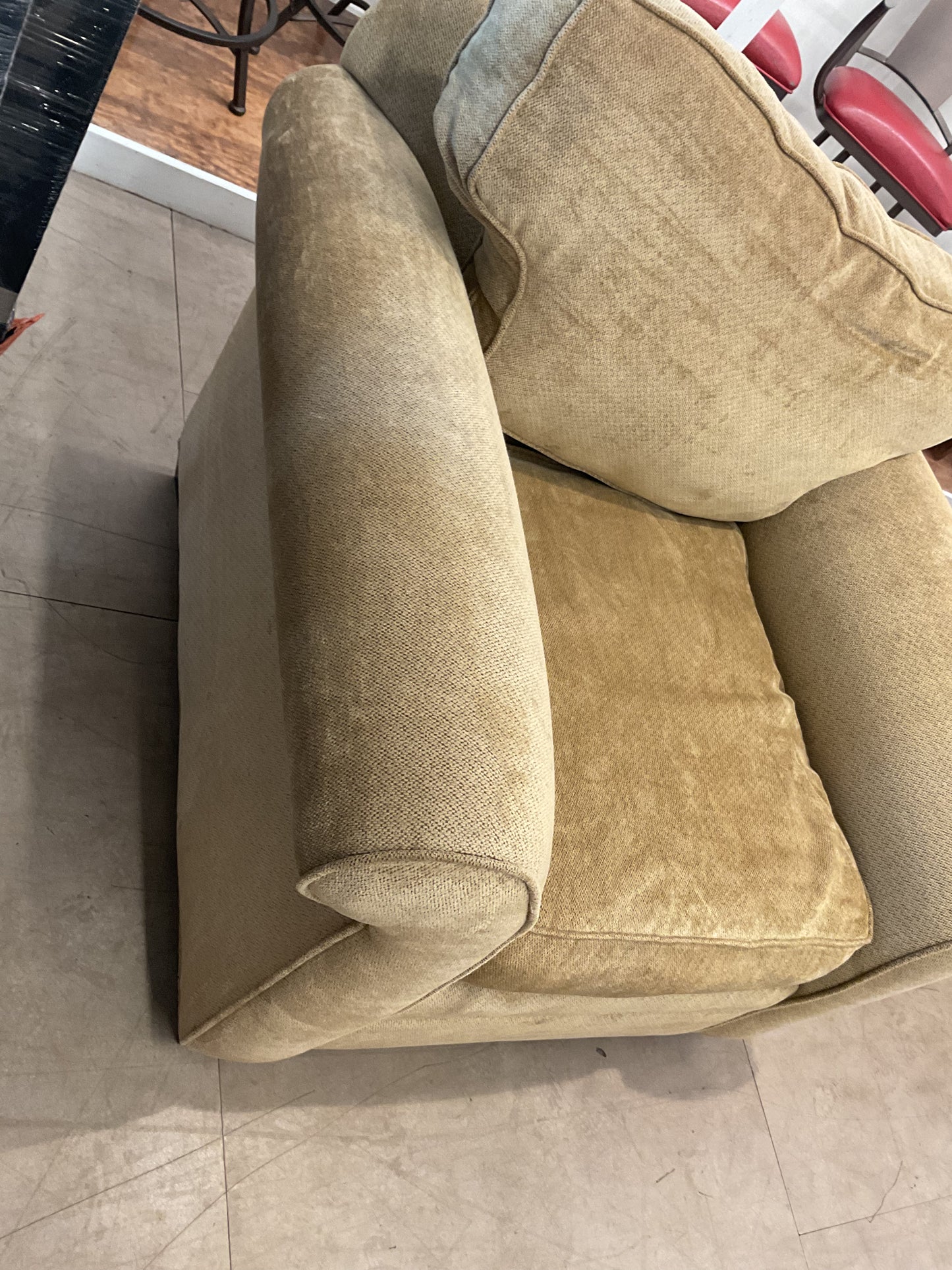 Tan Oversized Armchair