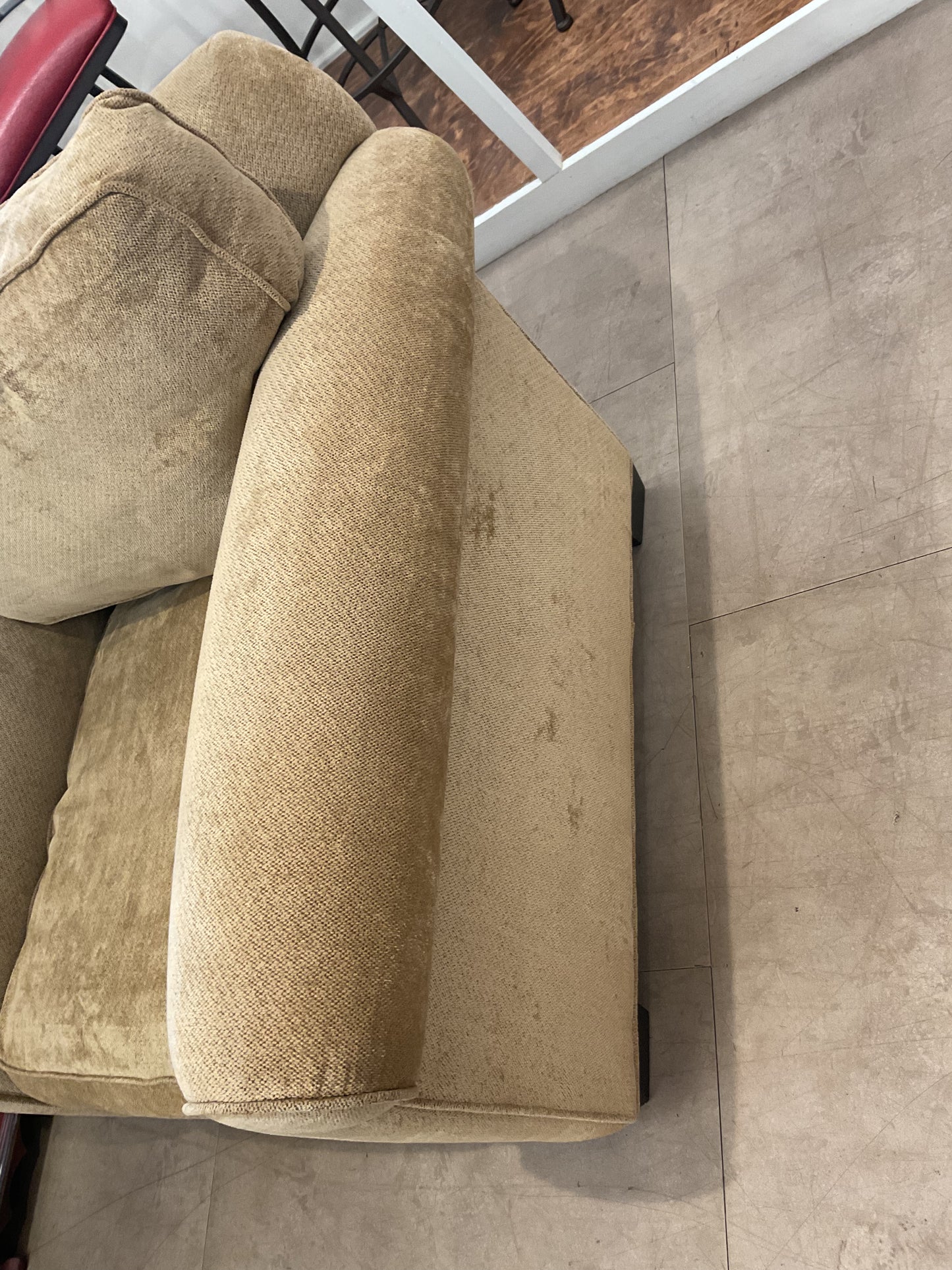 Tan Oversized Armchair