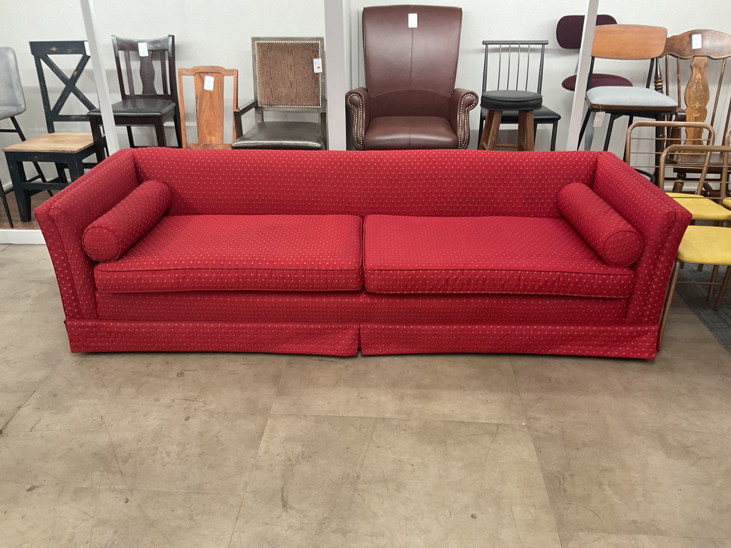 Red Diamonds Sofa