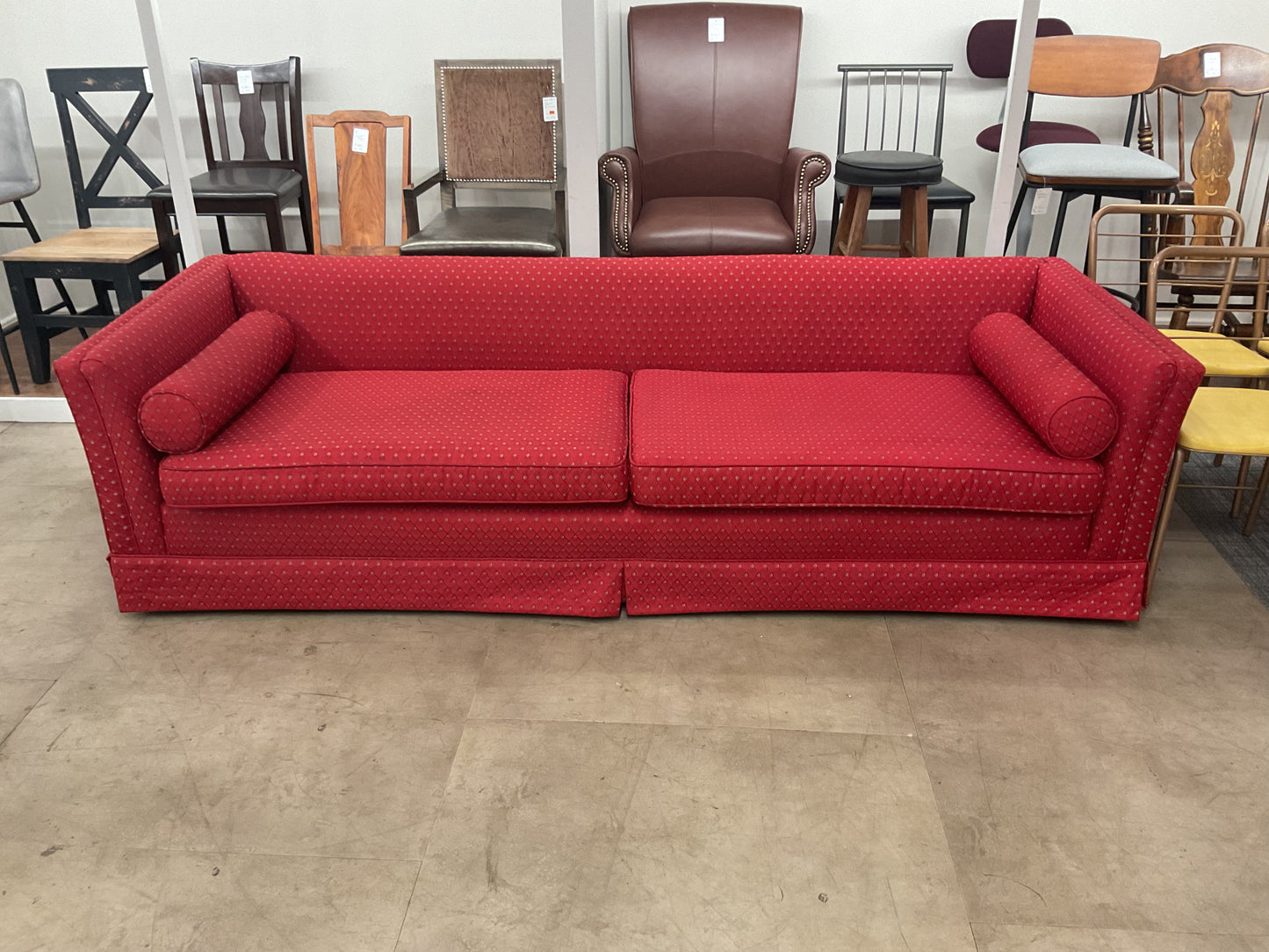 Red Diamonds Sofa