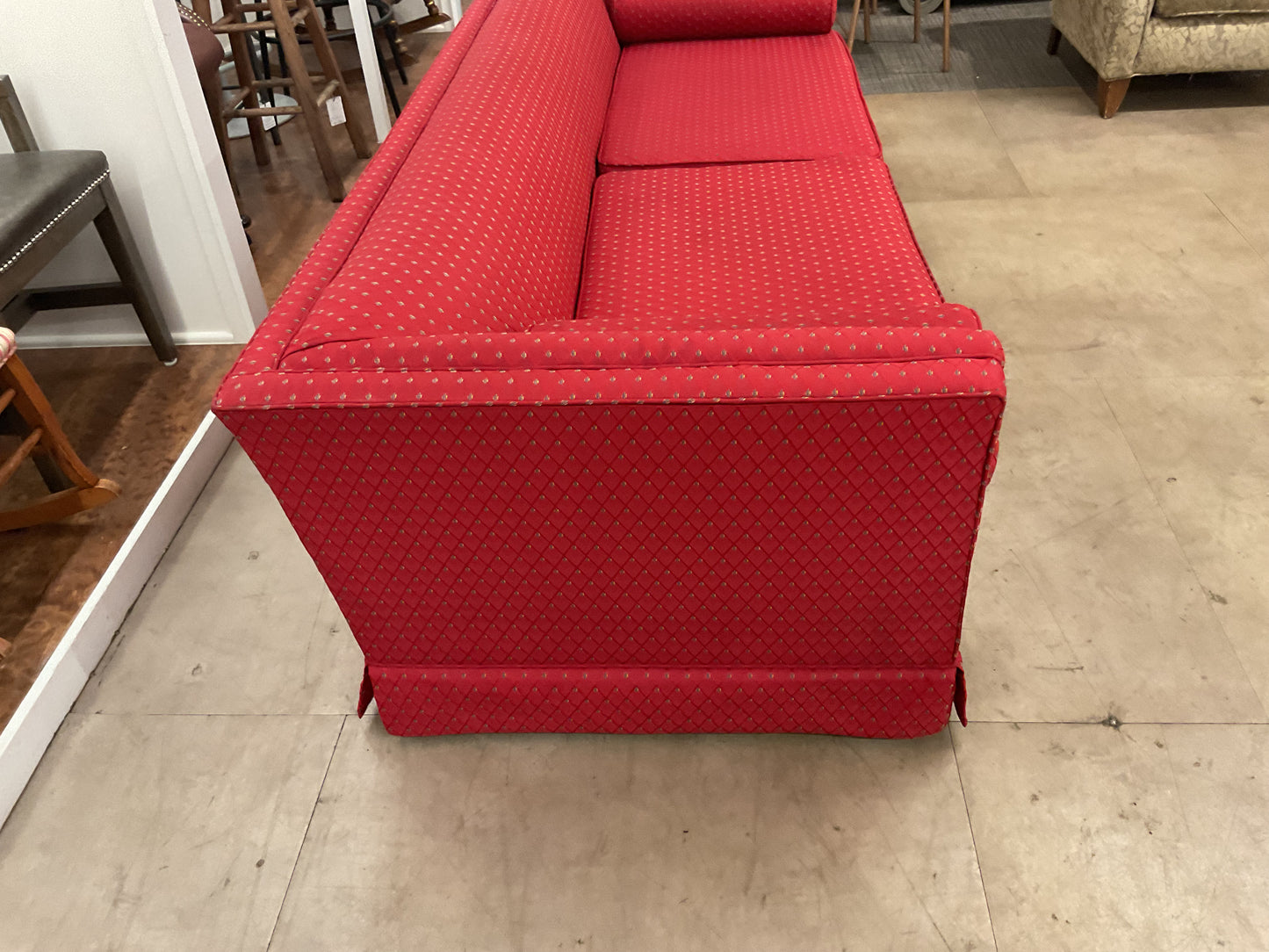 Red Diamonds Sofa
