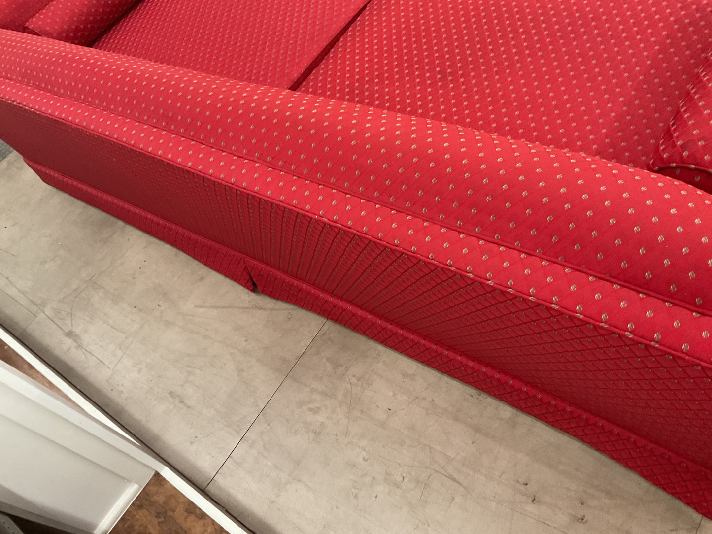 Red Diamonds Sofa