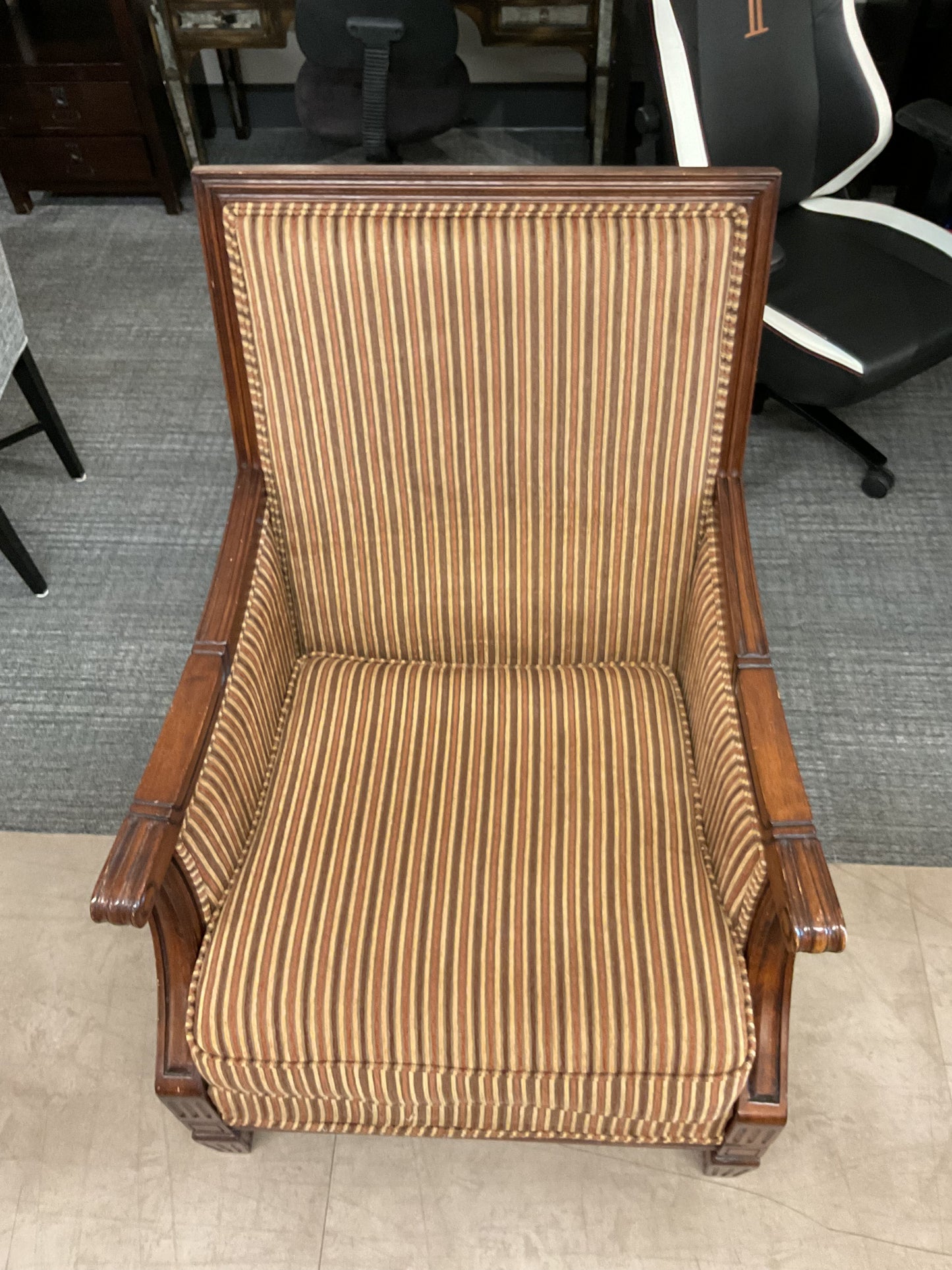 Striped Armchair