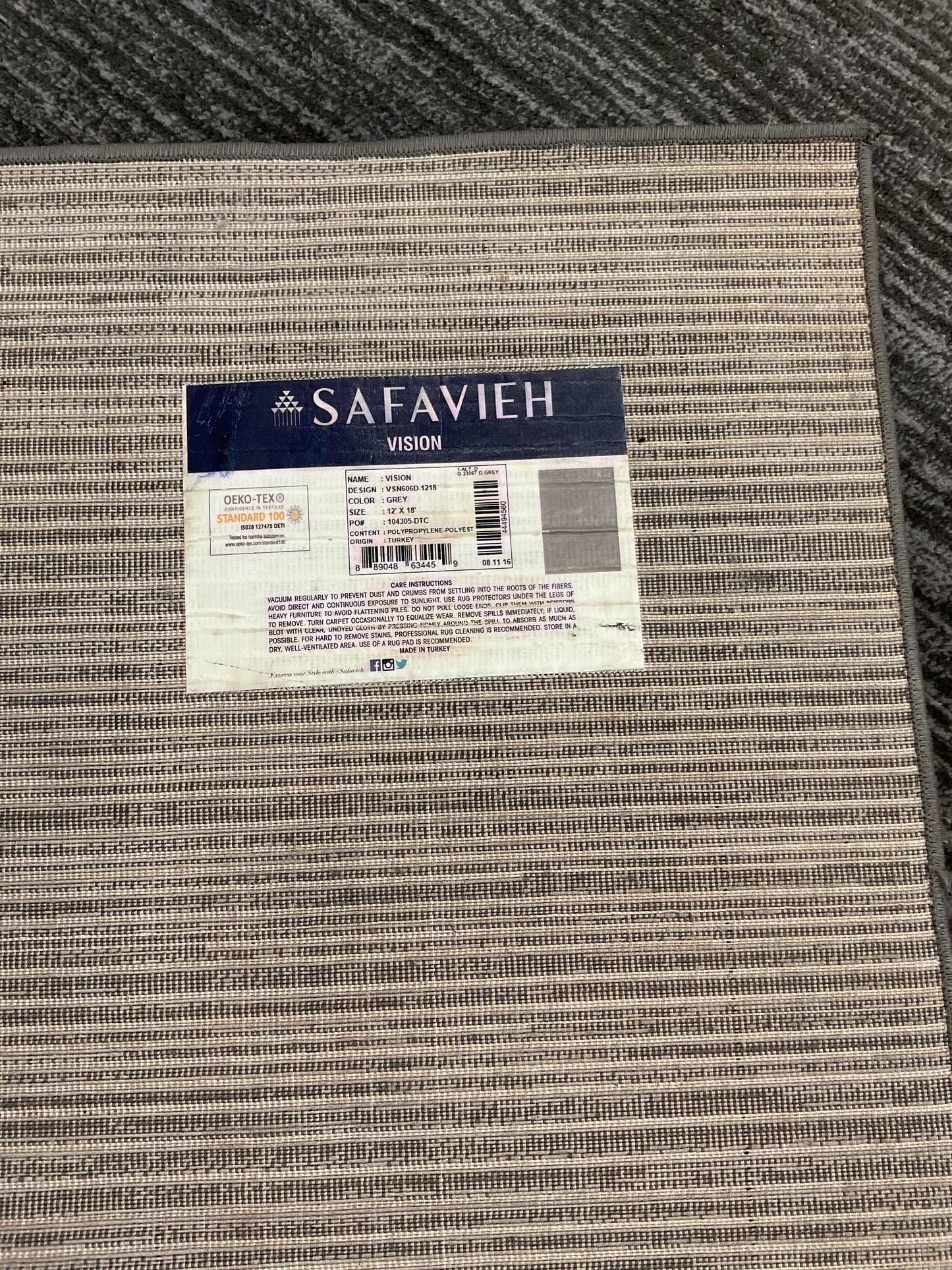 Shady Grey Rug (R041)