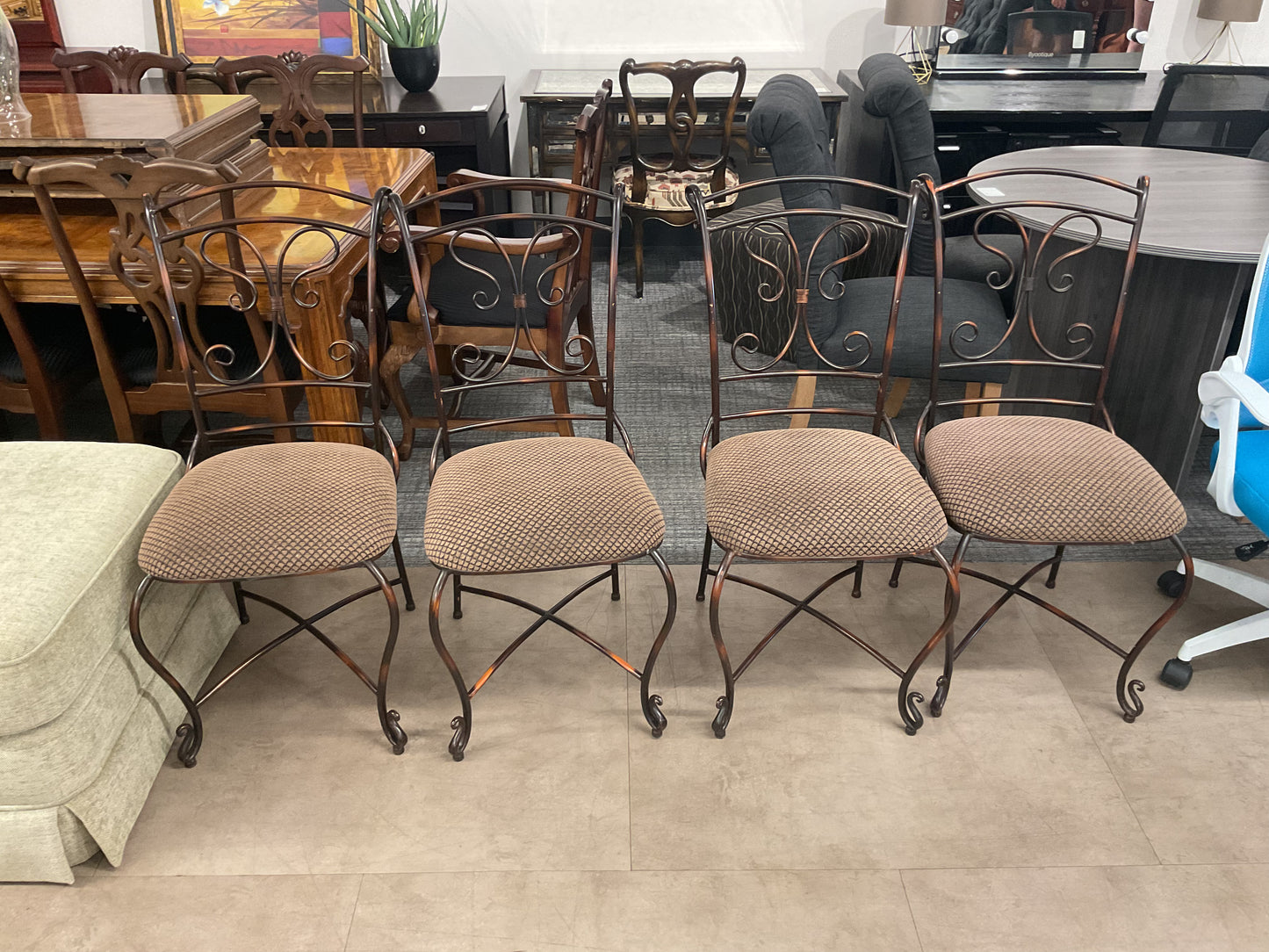 Coffee Bean Chair Set