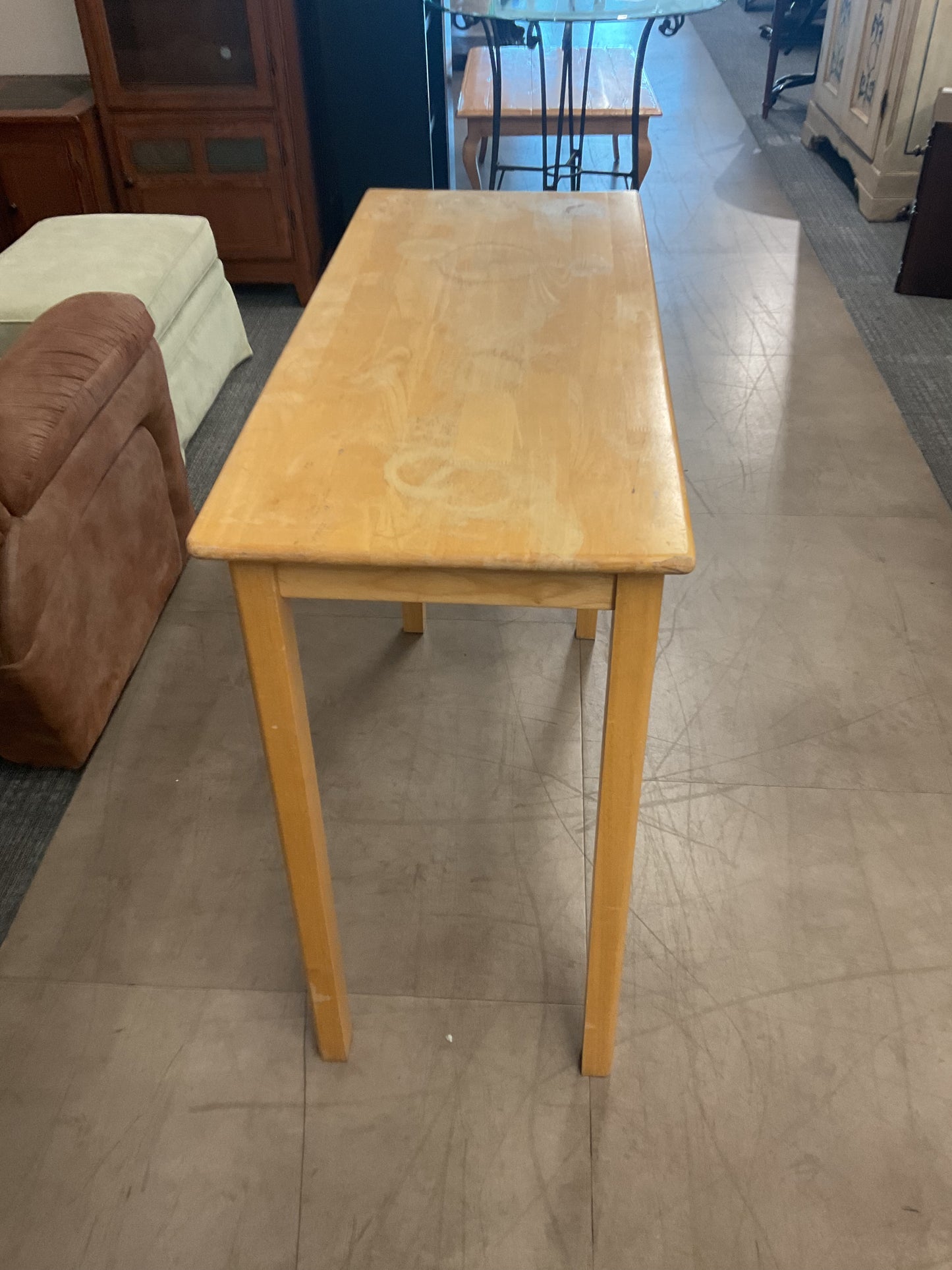 Wood Console Table