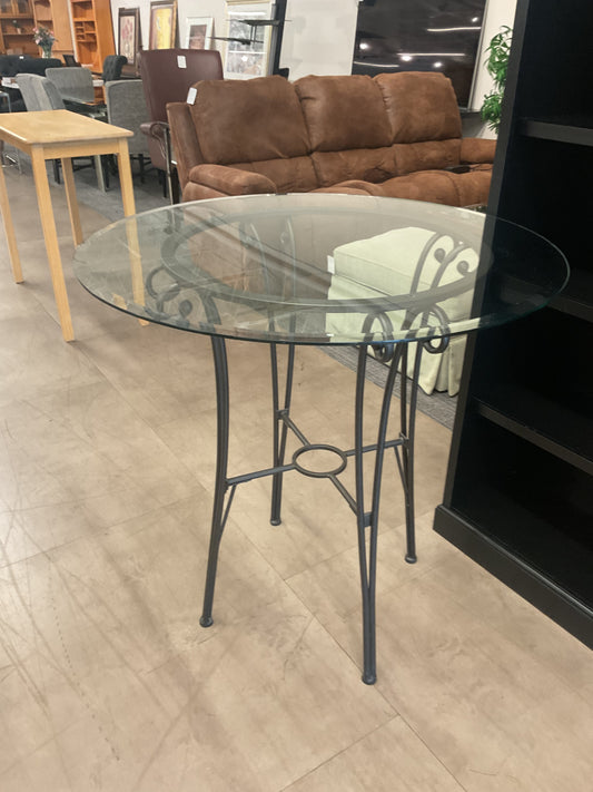 Glass Bistro Table