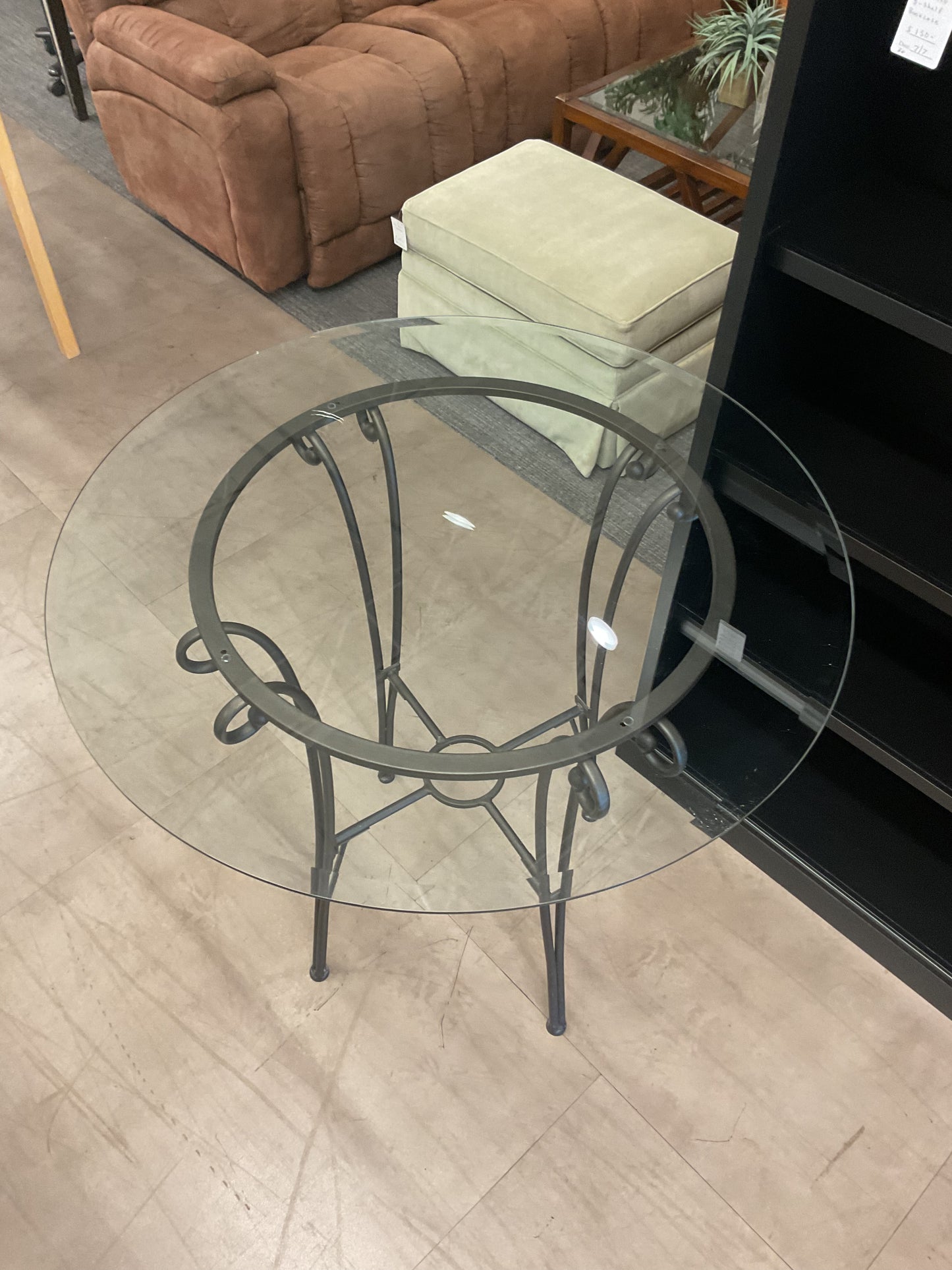 Glass Bistro Table