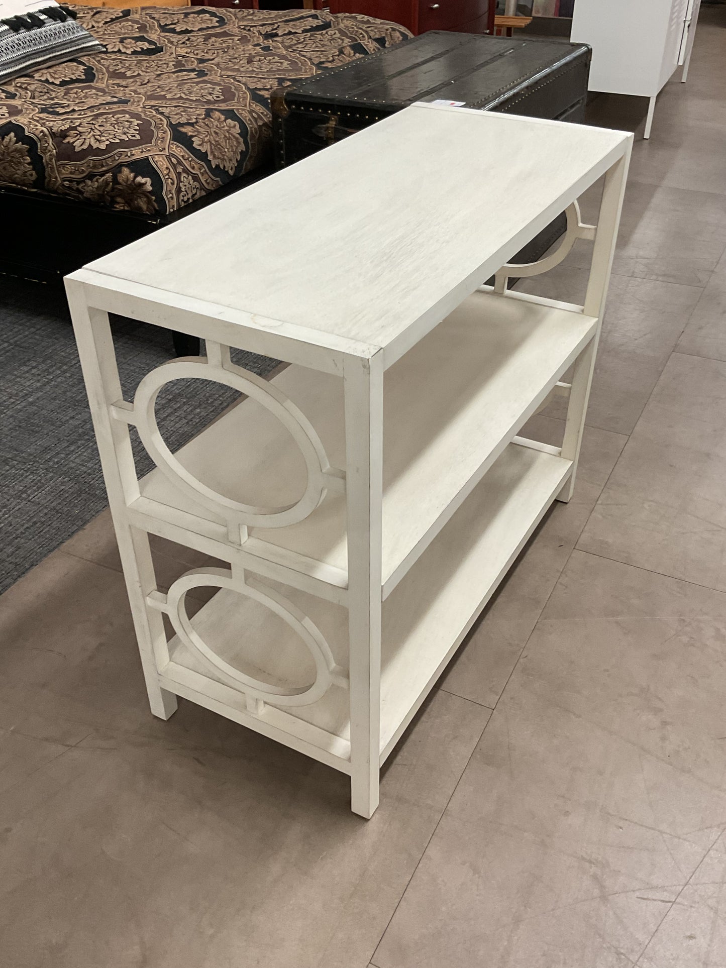 White Edgy Bookcase ￼