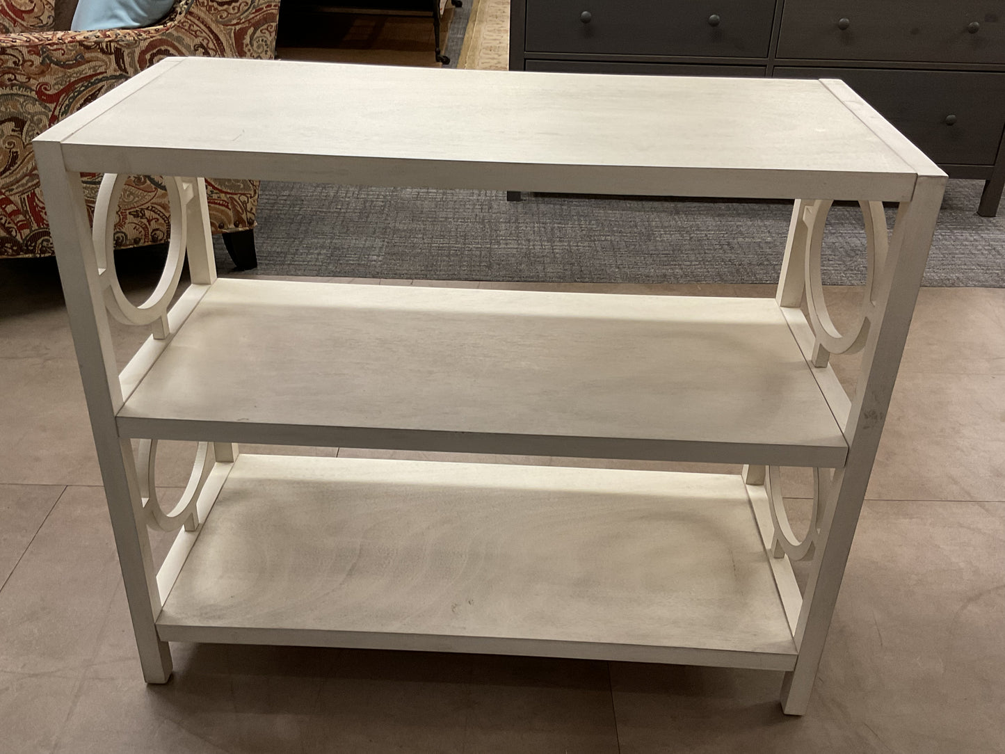 White Edgy Bookcase ￼