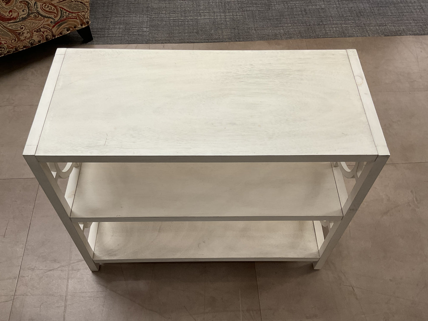 White Edgy Bookcase ￼