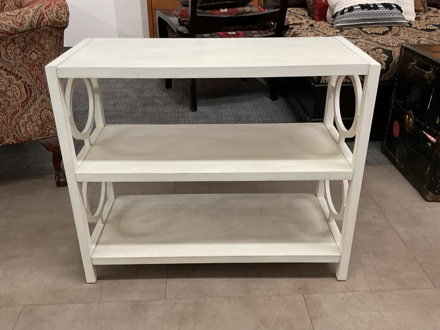 White Edgy Bookcase ￼