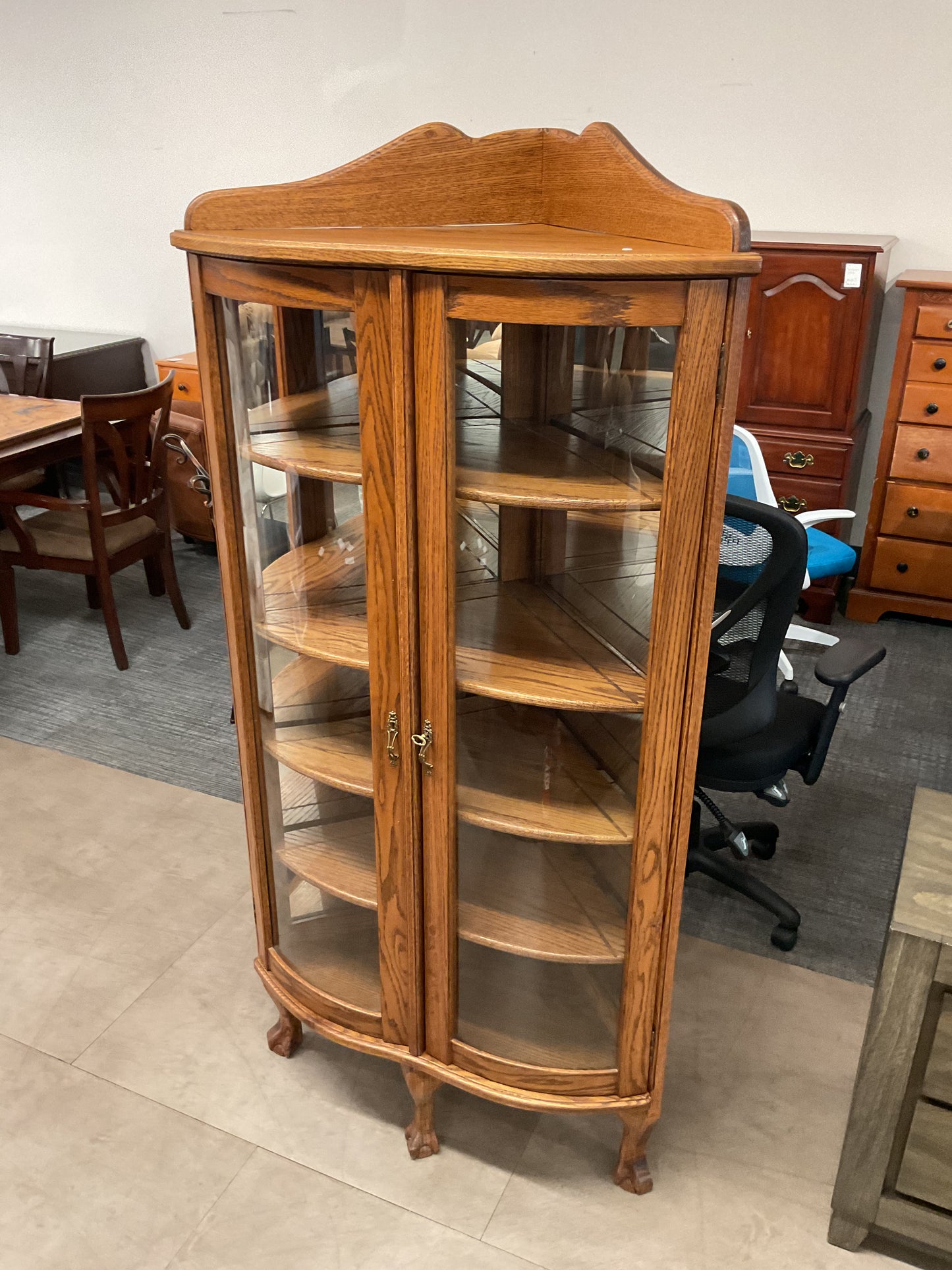 Grandmas Corner Hutch