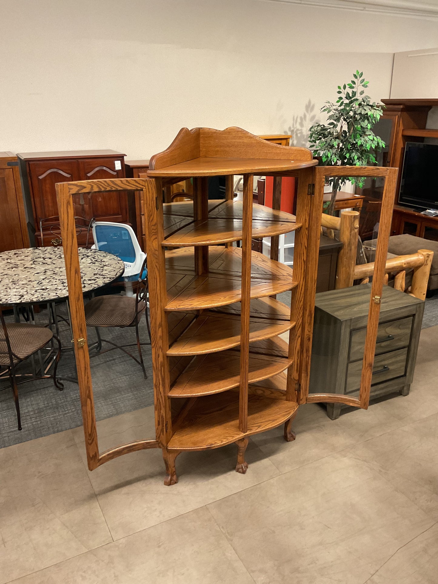 Grandmas Corner Hutch