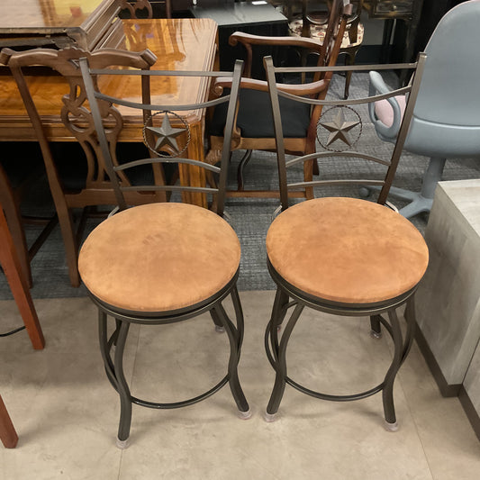 Rodeo Barstool Pair