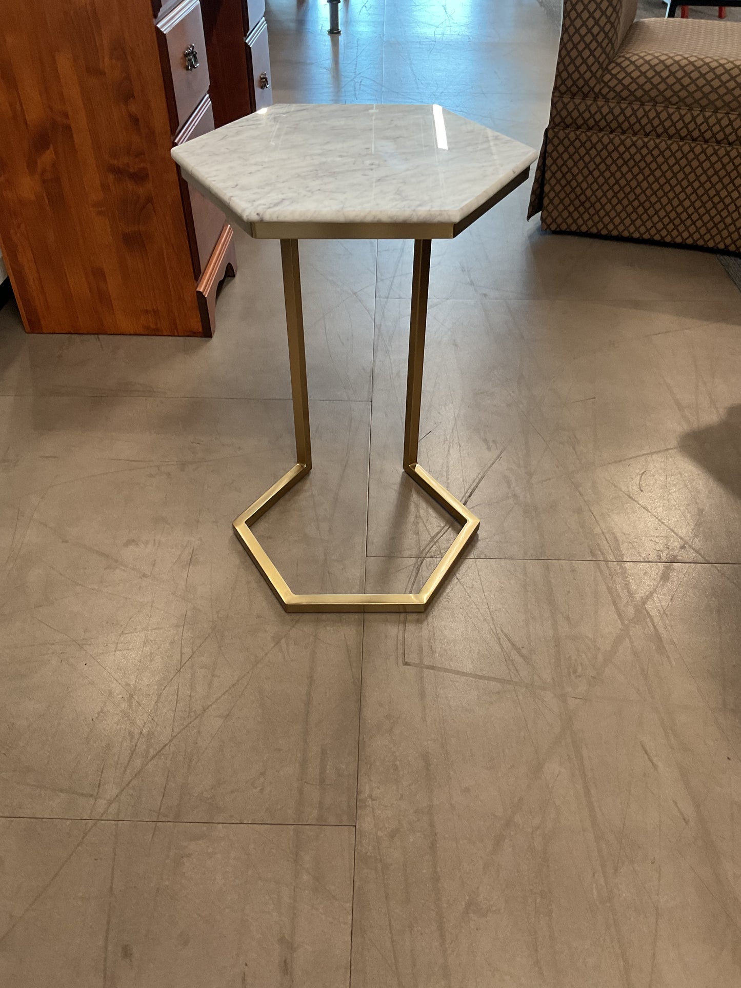 Chic Marble End Table