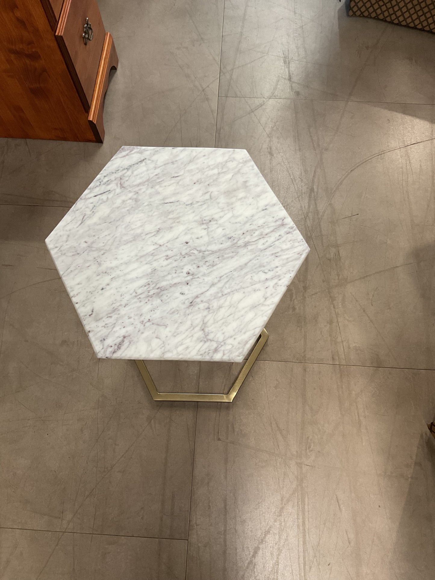 Chic Marble End Table