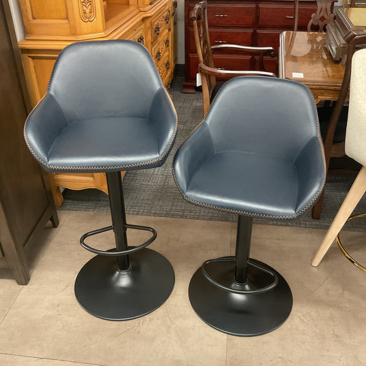 Mid-Century Barstool Pair