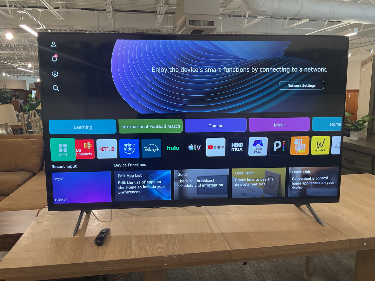 (75” LG) webOS AI TV